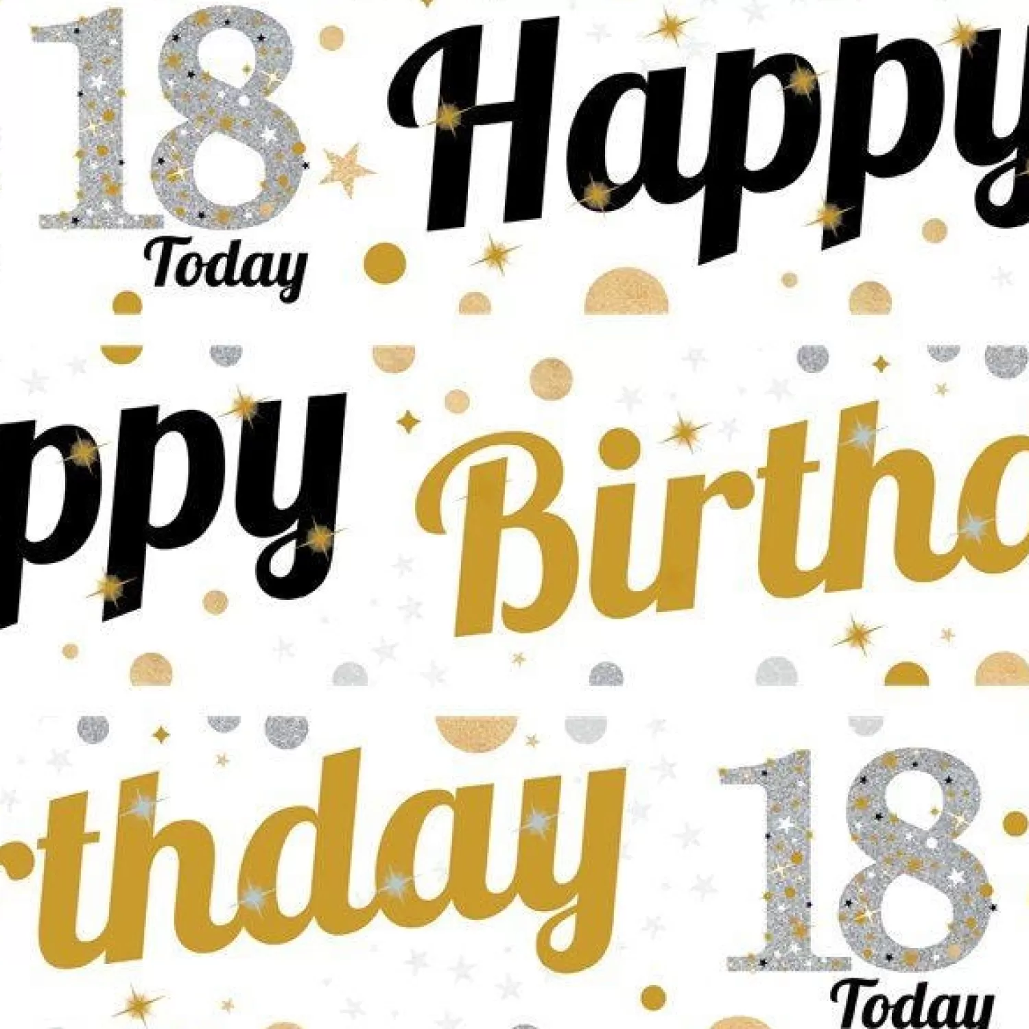 Best Party Delights 18Th Birthday Paper Banners - 1M (3Pk)