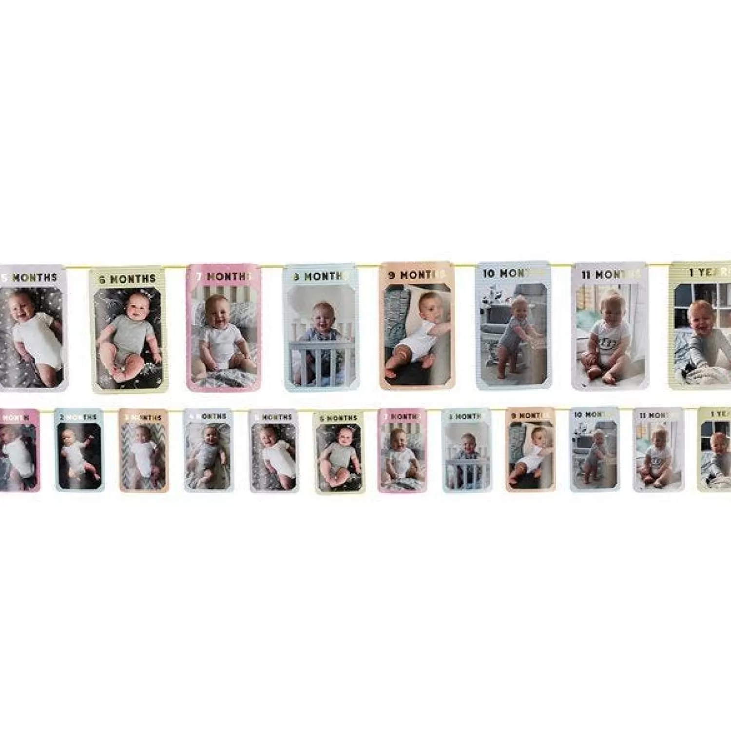 Clearance Party Delights 1St Birthday Milestone Photo Banner