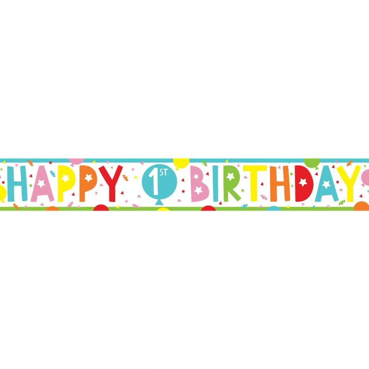 Shop Party Delights 1St Birthday Paper Banners - 1M (3Pk)