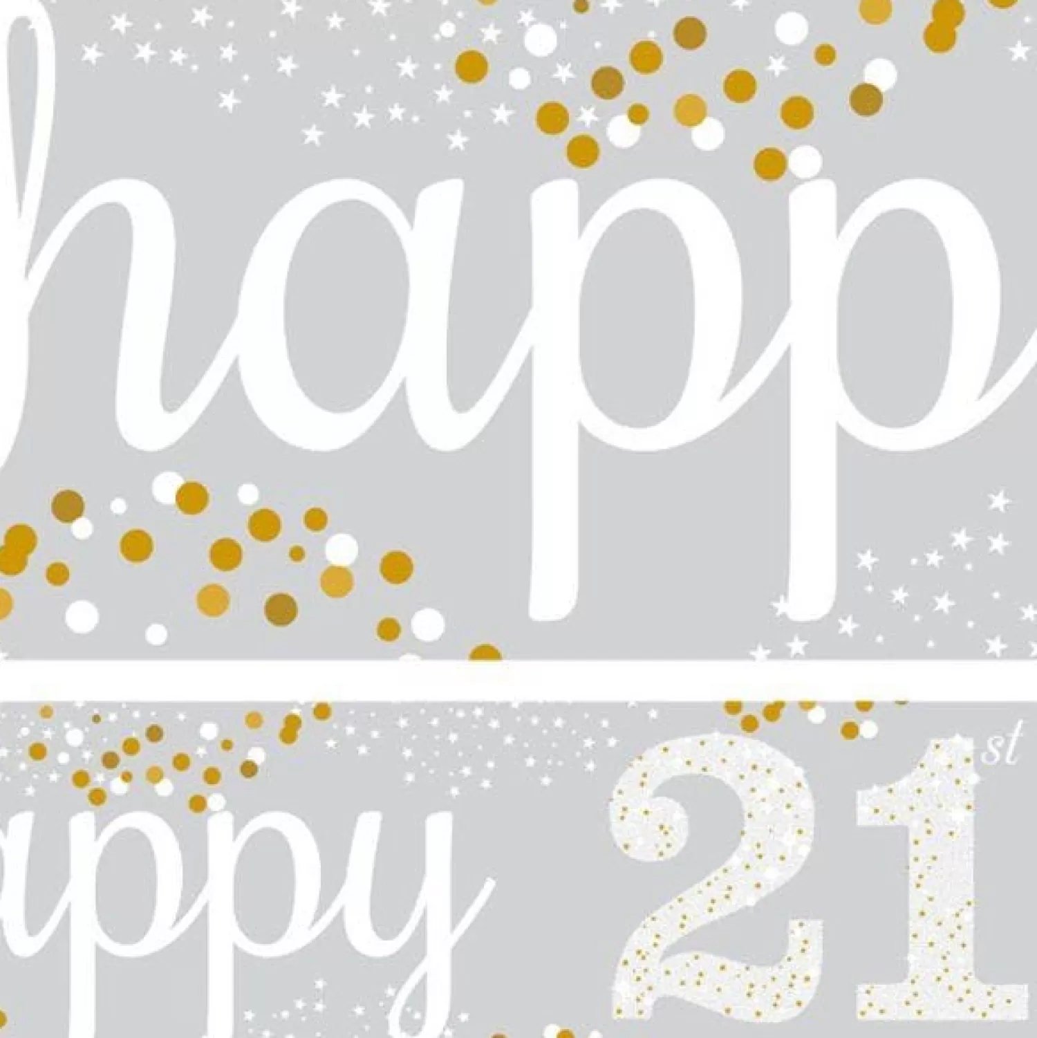 Sale Party Delights 21St Birthday Paper Banners - 1M (3Pk)