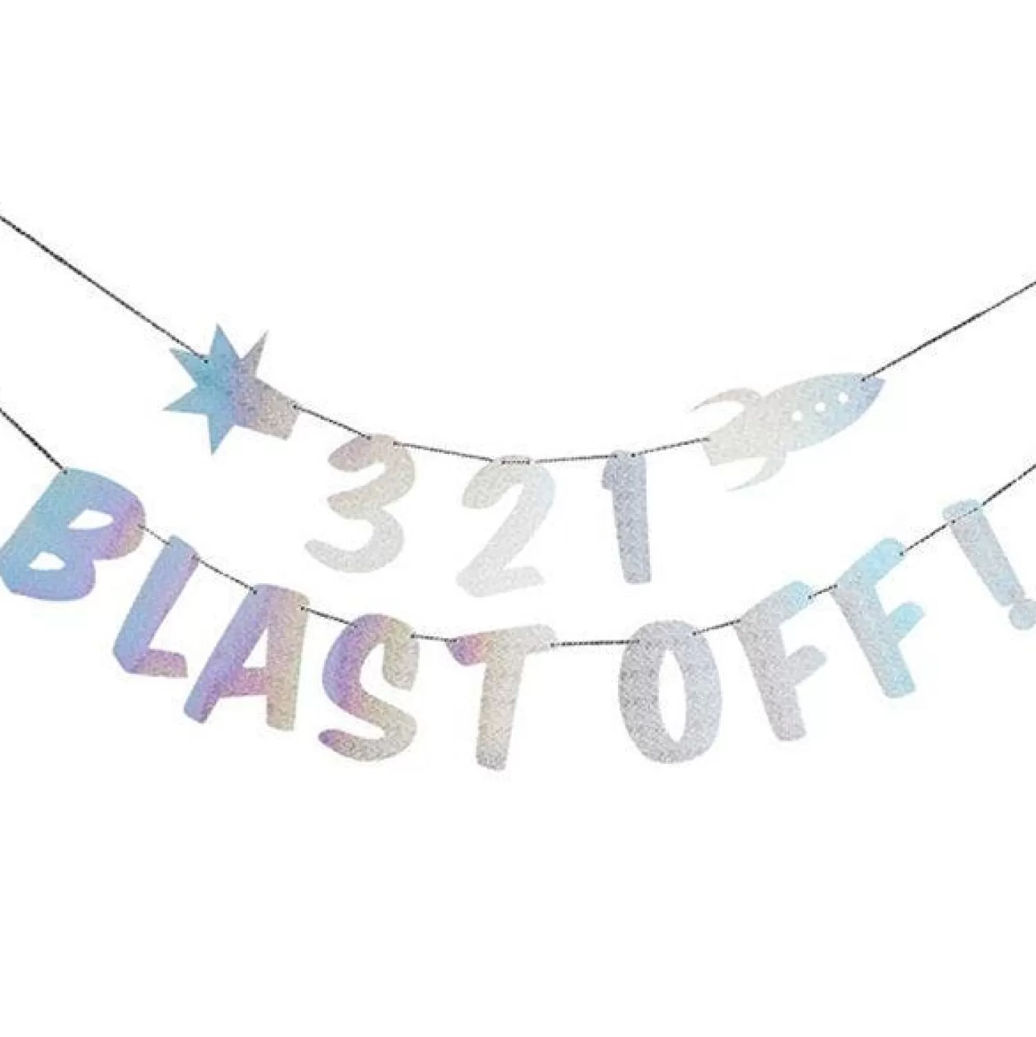 Flash Sale Party Delights 3, 2, 1 Blast Off Banner