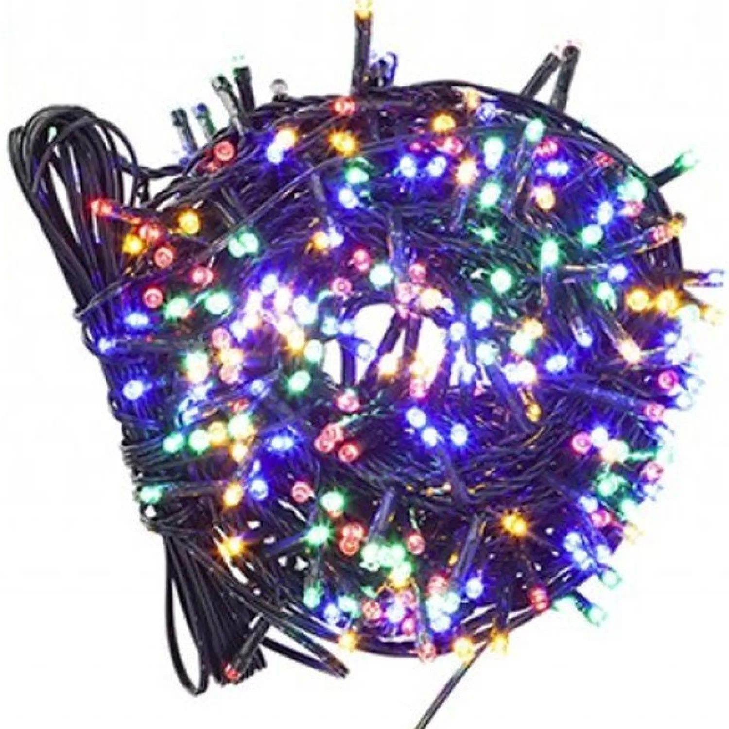 400 Multi Coloured Outdoor Led Lights - Mains Operated<Party Delights Best