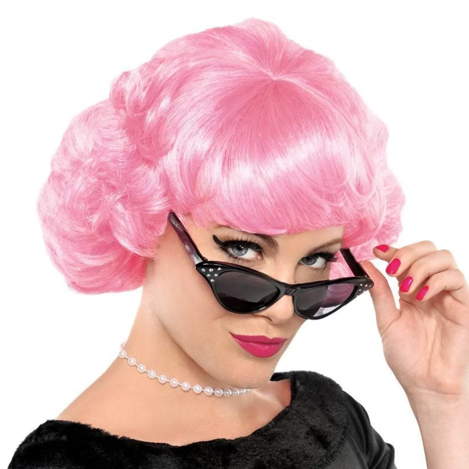 Outlet Party Delights 50S Pink Wig