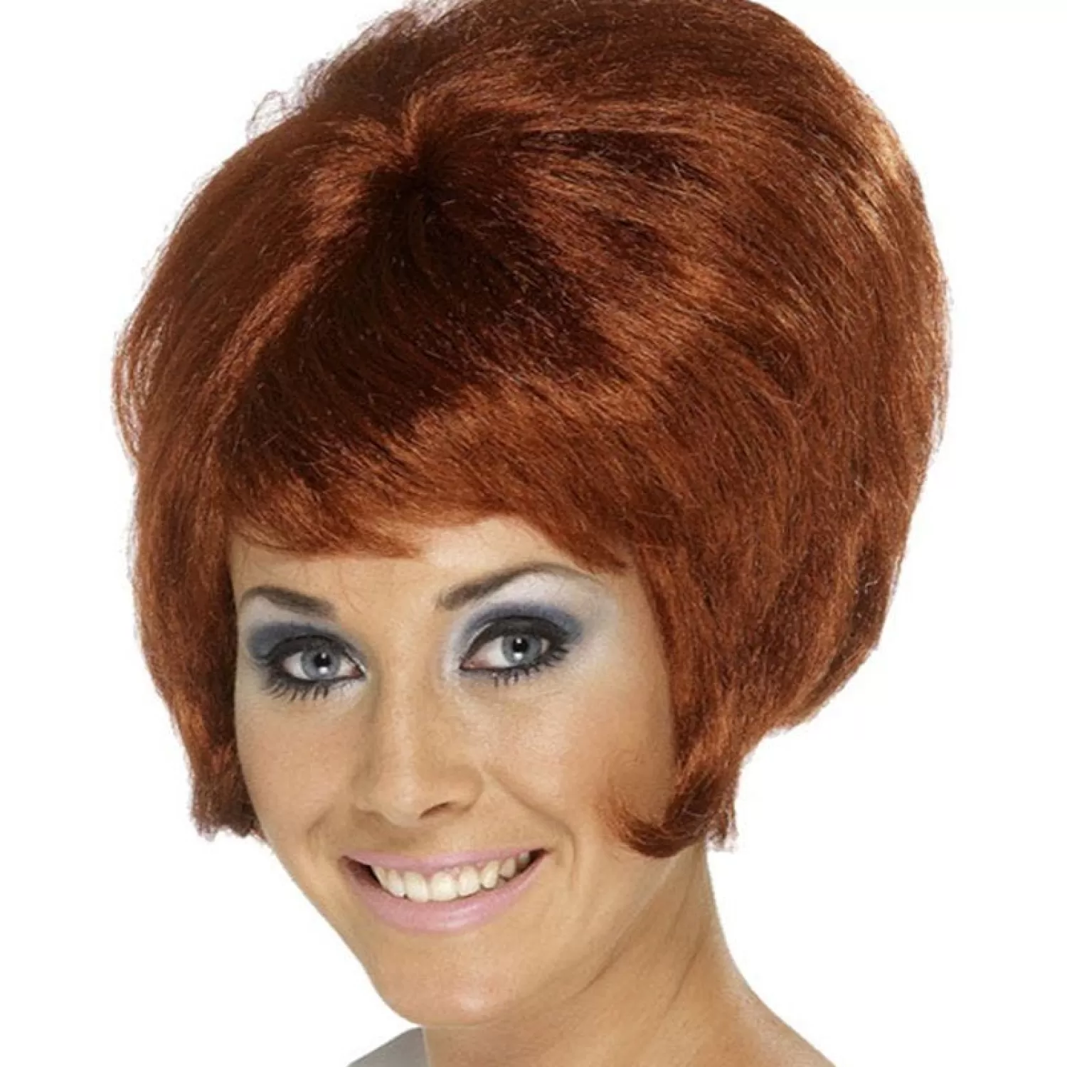 Cheap Party Delights 60S Auburn Beehive Wig