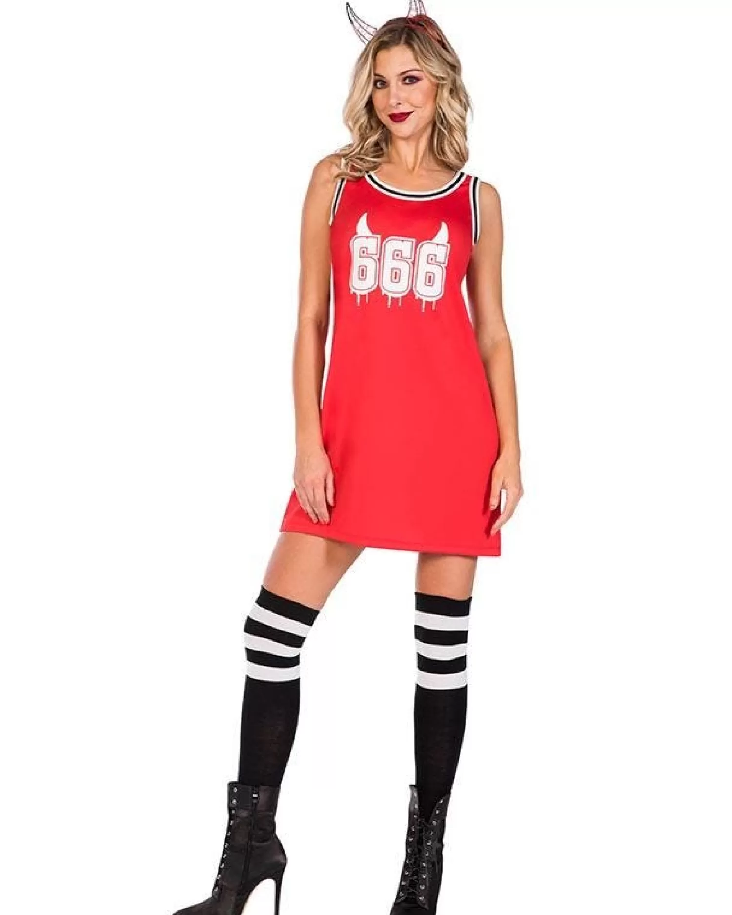 666' Devil Bb Jersey - Adult Costume<Party Delights Sale