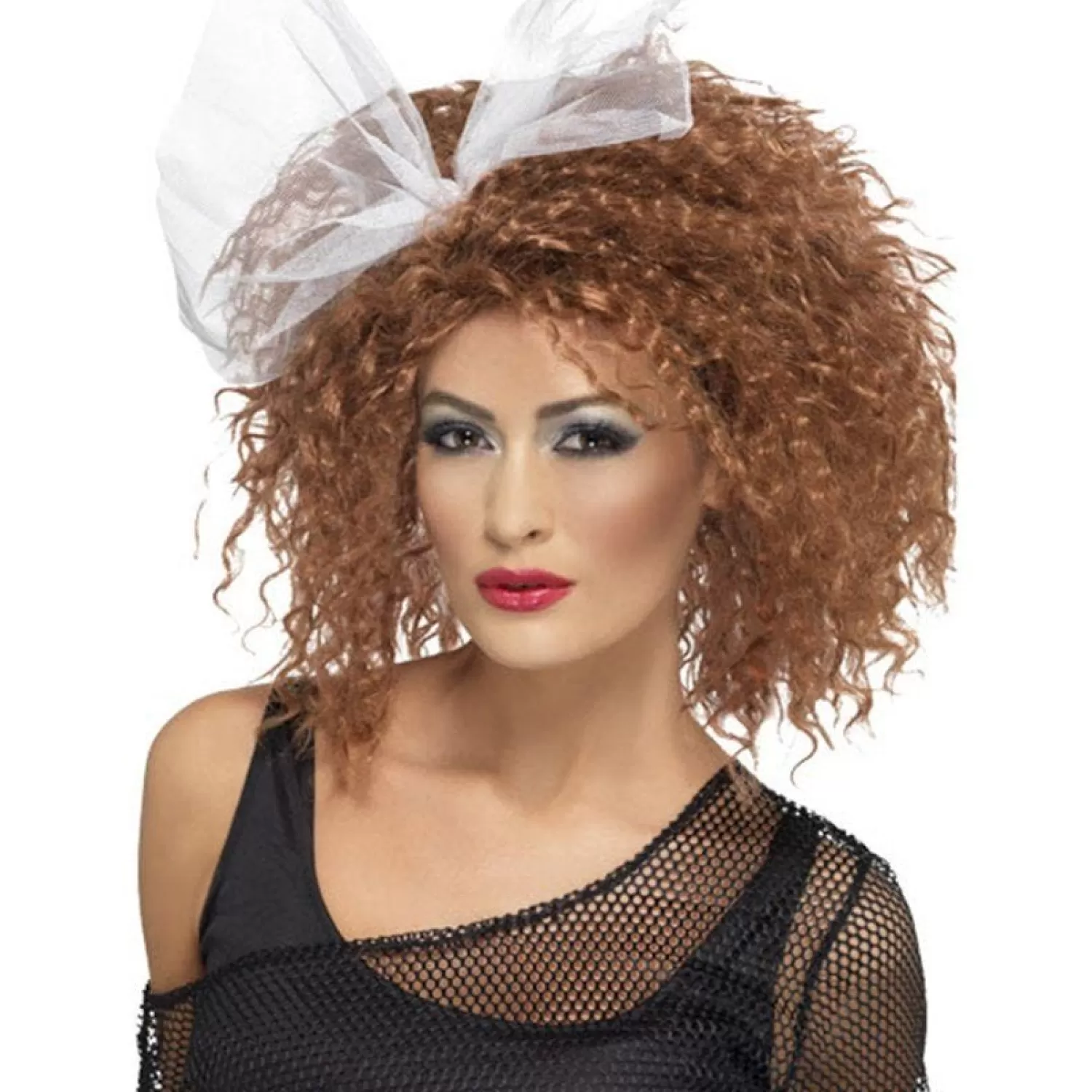 Clearance Party Delights 80S Brown Wild Child Wig