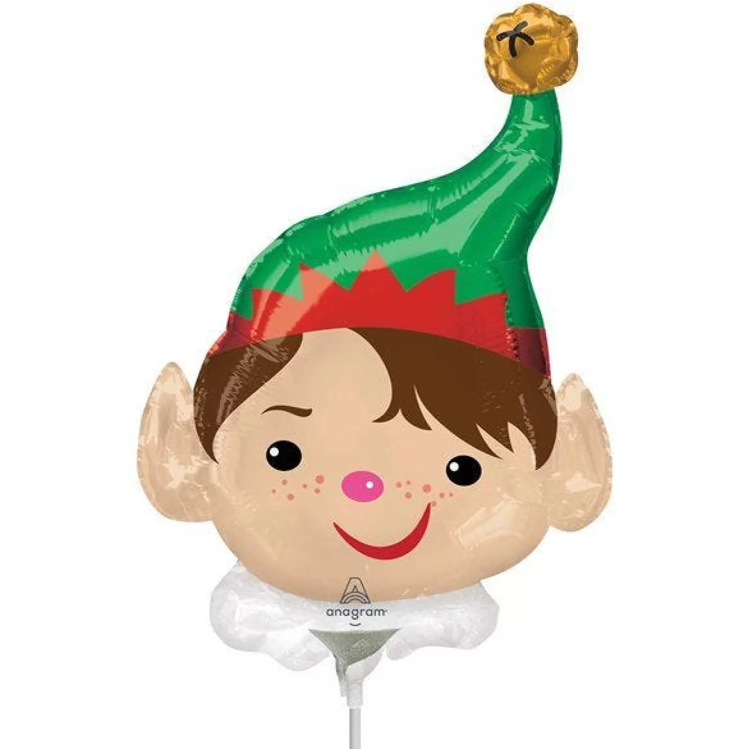 Adorable Elf Air-Filled Mini Foil Balloon - 12"<Party Delights Cheap