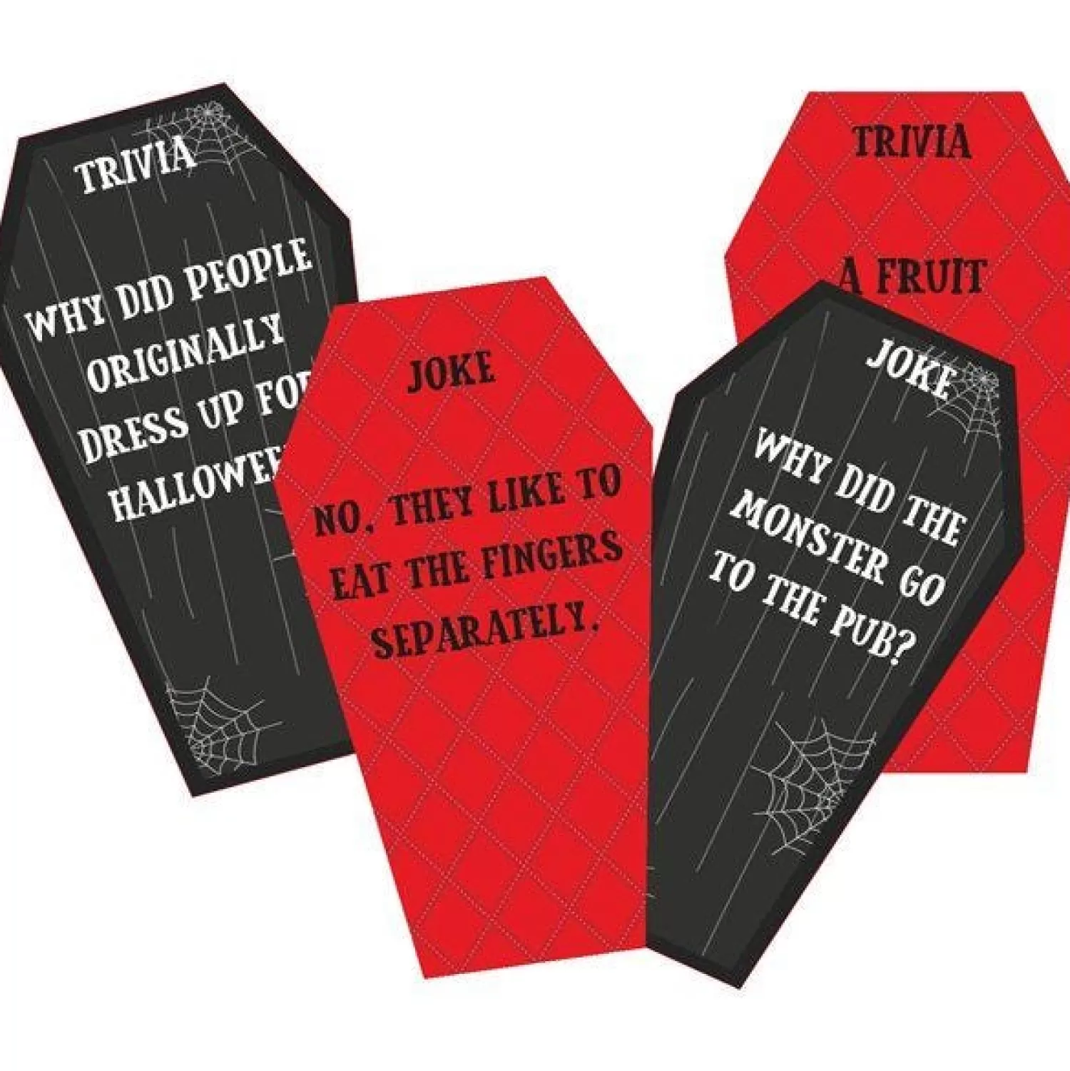 Adult Halloween Joke & Trivia Cards<Party Delights Clearance