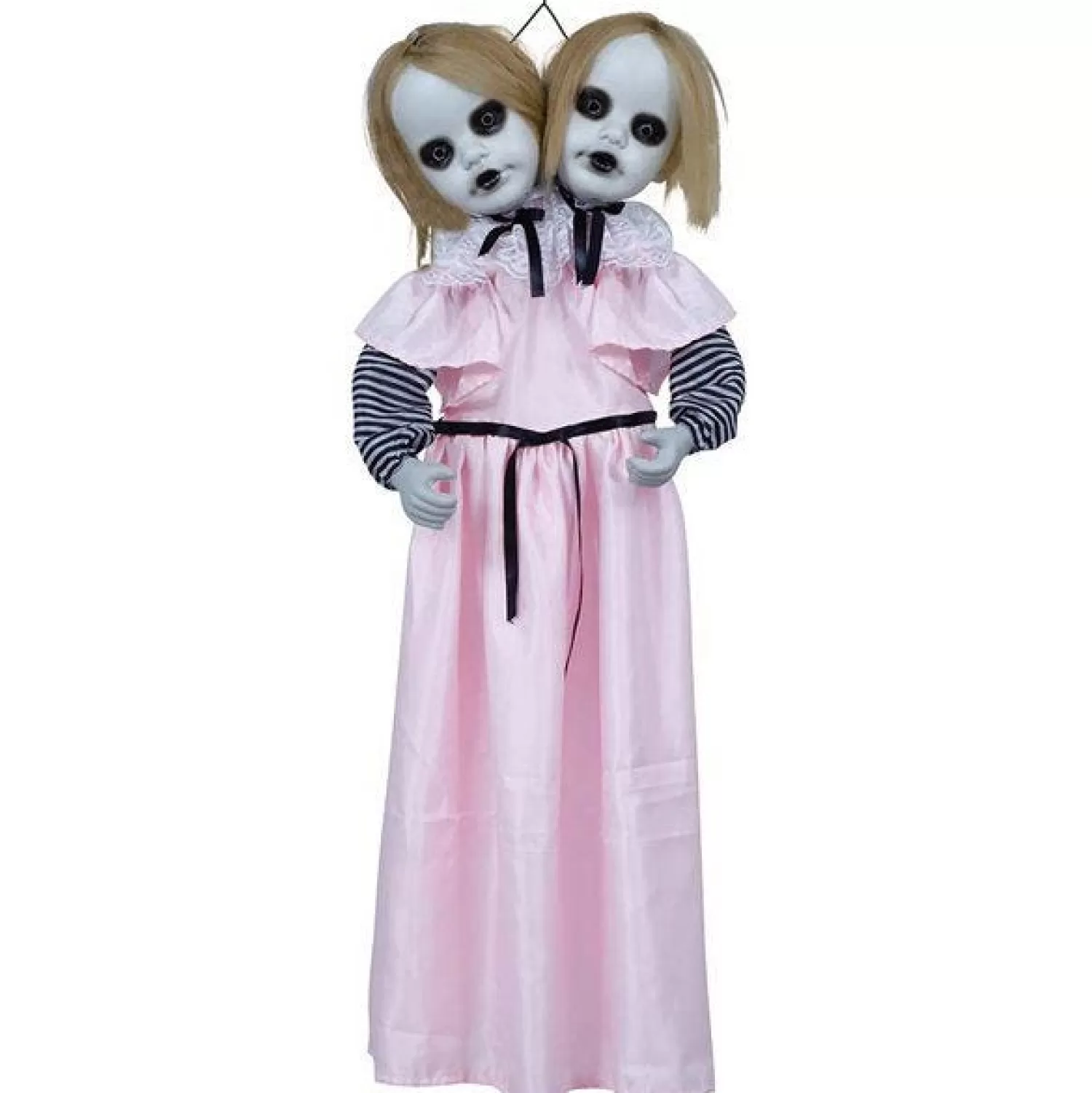 Animated Double Headed Doll Prop - 1M<Party Delights Best