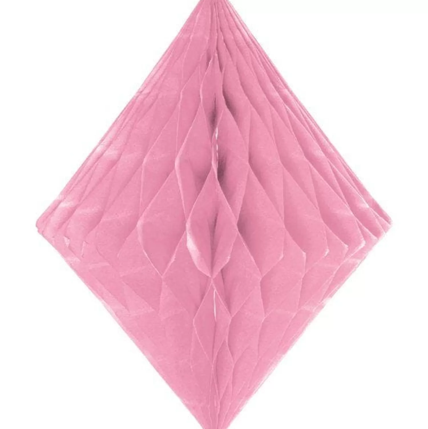 Discount Party Delights Baby Pink Honeycomb Diamond Decoration - 30Cm