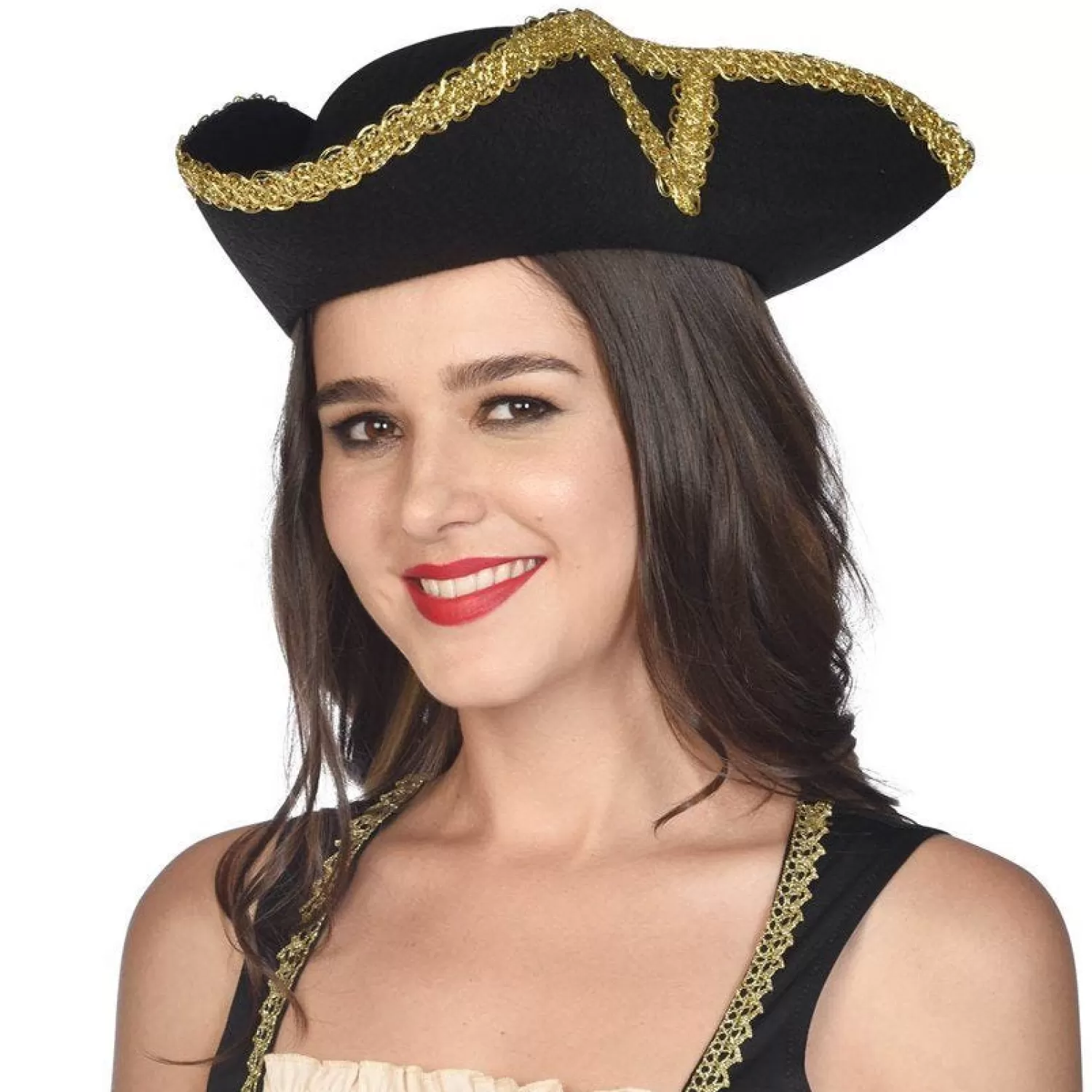 Hot Party Delights Baroque Tricorn Pirate Hat