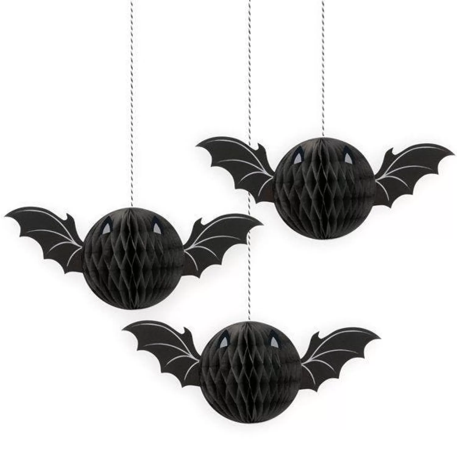 Bat Honeycomb Hanging Decoration - 20Cm<Party Delights Best