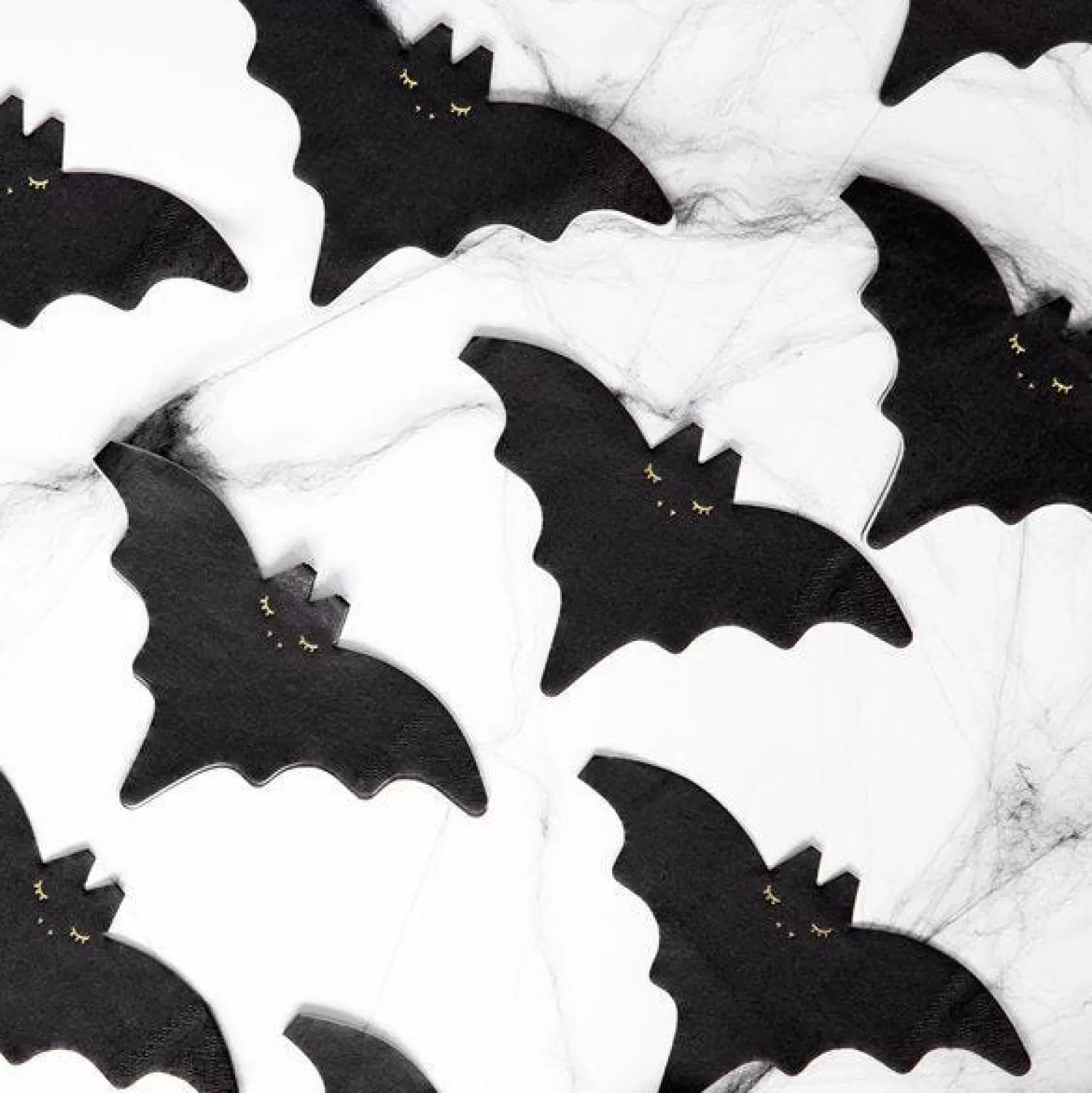 Bat Napkins - 32Cm (20Pk)<Party Delights Hot