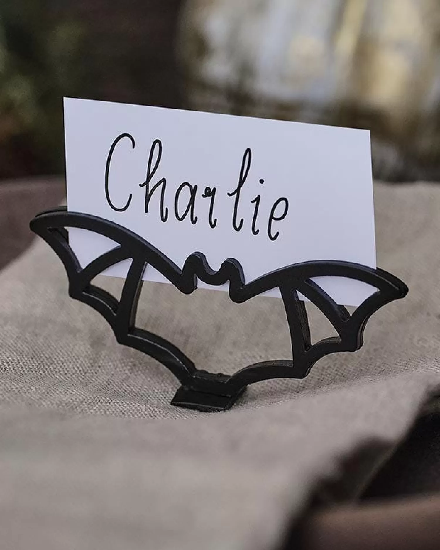 Bat Place Card Holders (4Pk)<Party Delights Best Sale