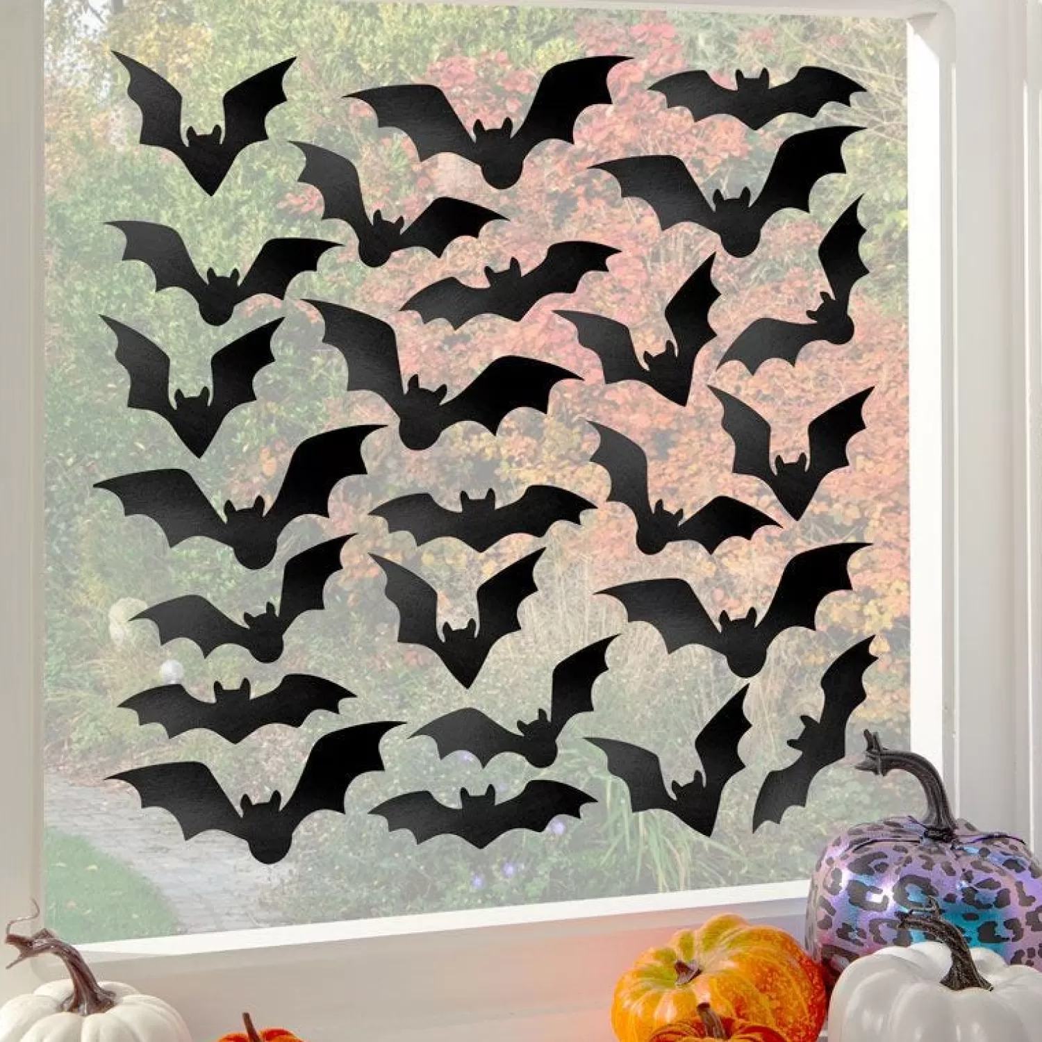 Bat Window Clings (24Pk)<Party Delights Shop