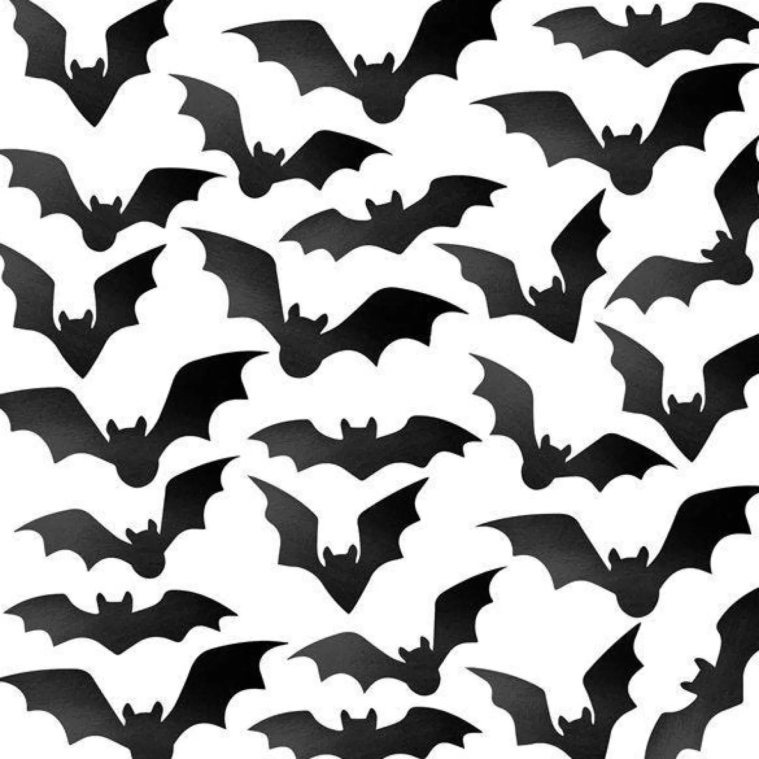 Bat Window Clings (24Pk)<Party Delights Shop