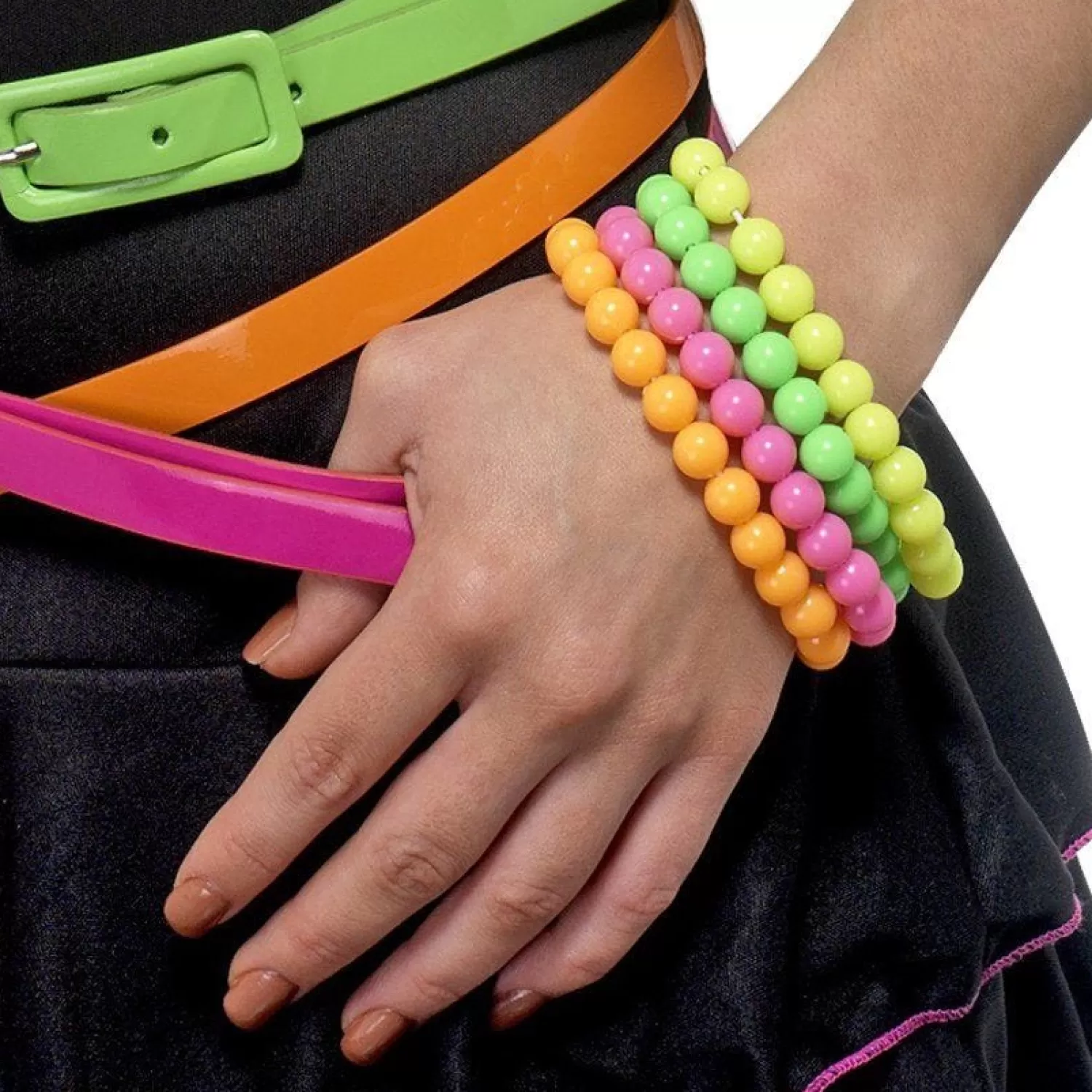 Online Party Delights Beaded Neon Bracelet