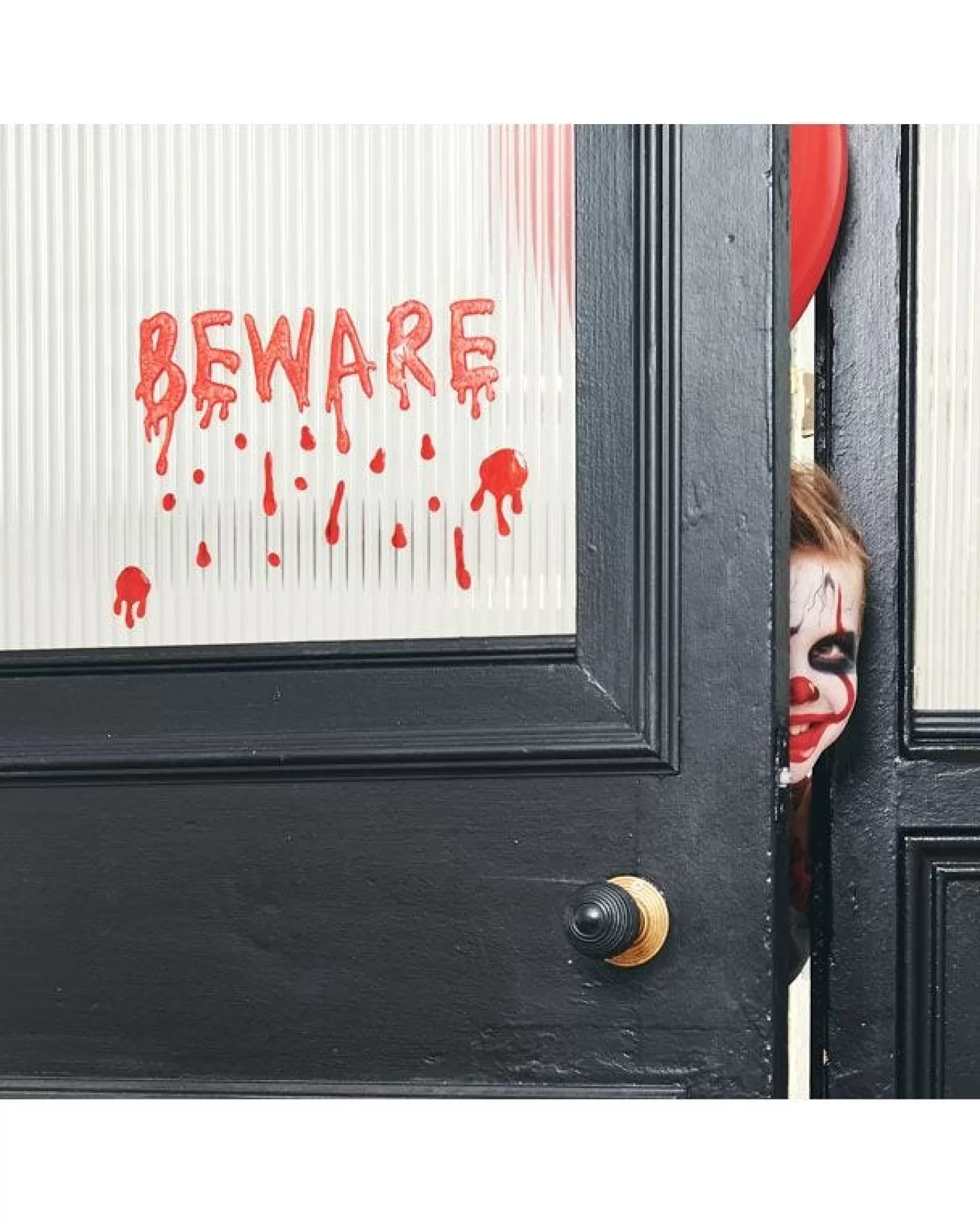 Beware Gel Window Cling<Party Delights Discount