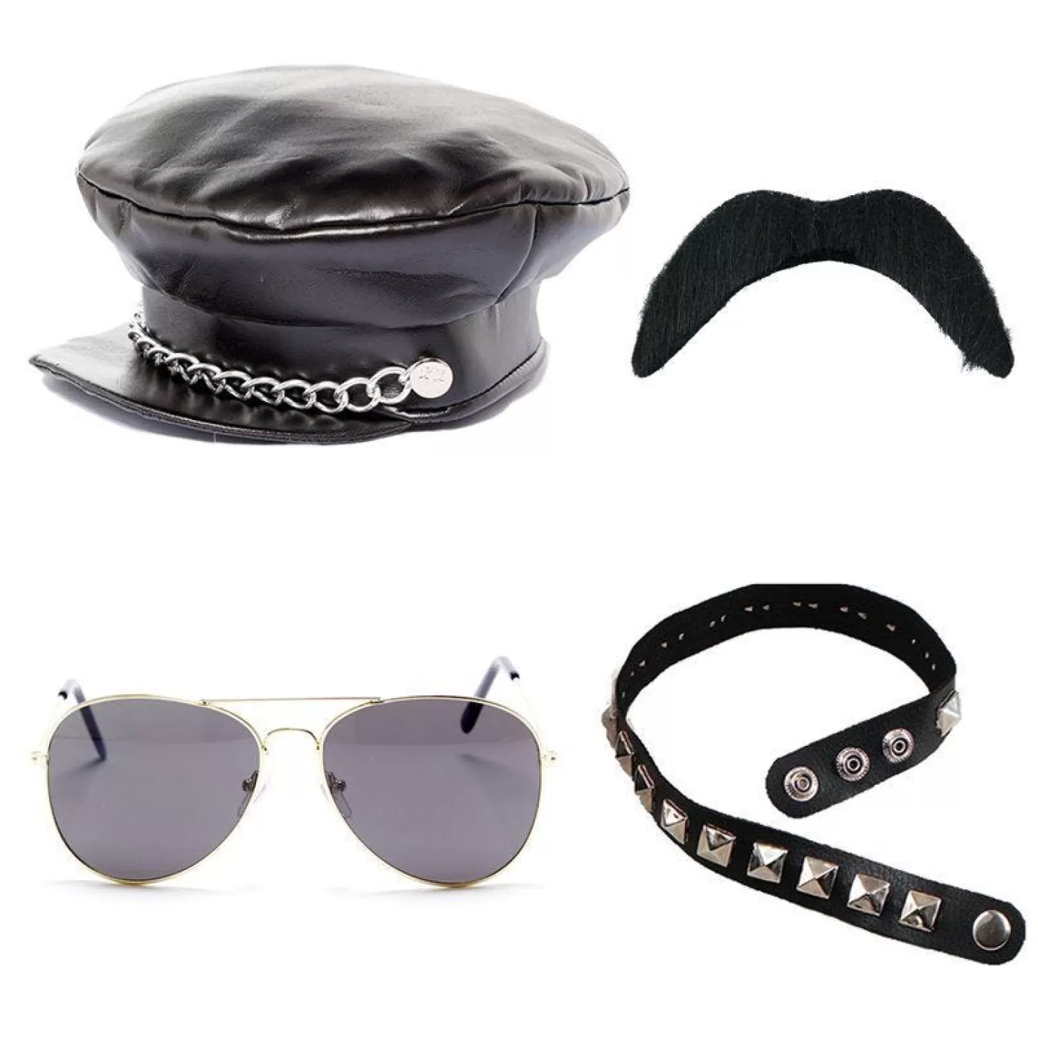 Outlet Party Delights Biker Punk Rock Accessory Kit