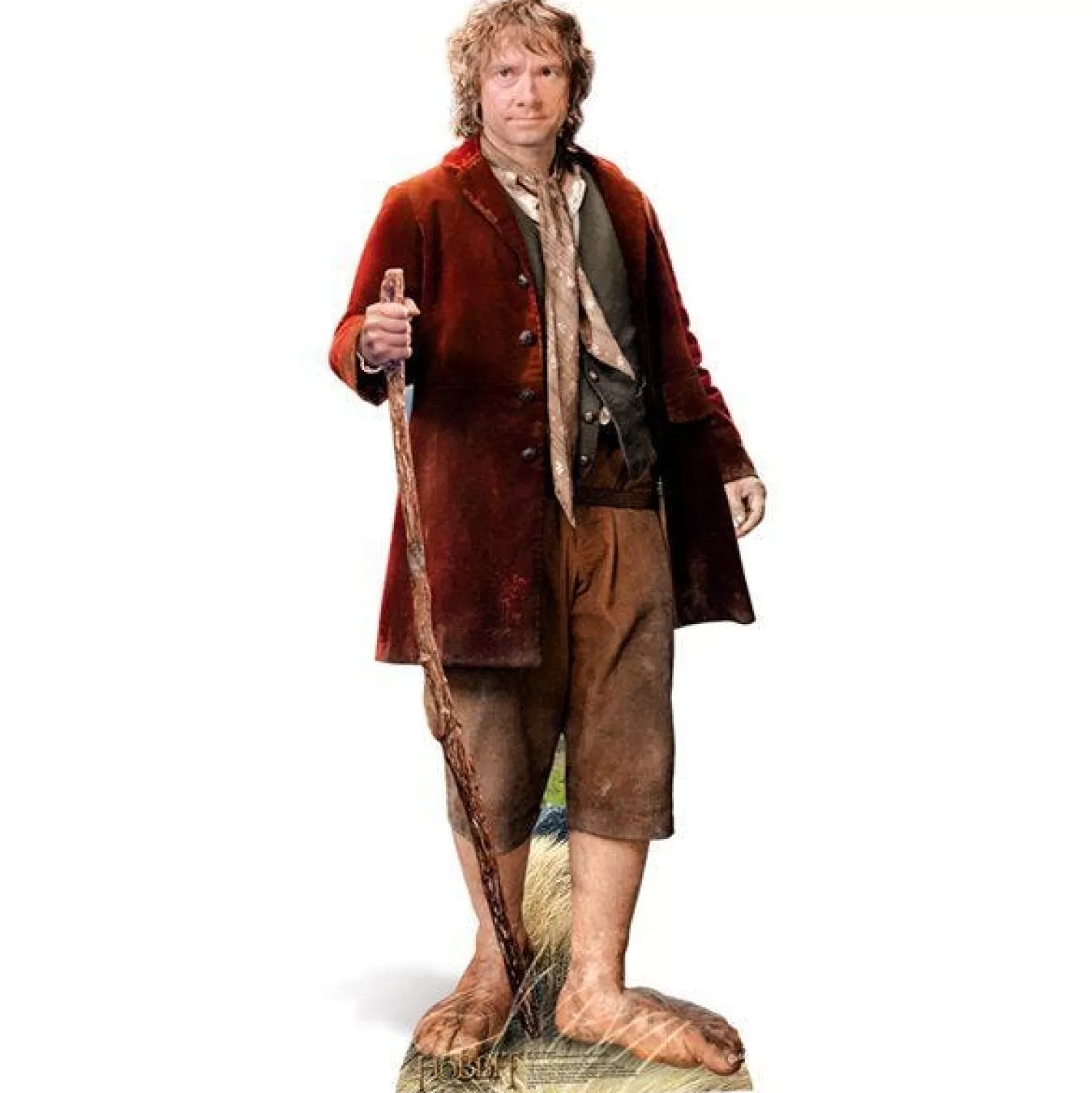 Cheap Party Delights Bilbo Baggins Hobbit Cardboard Cutout - 145Cm X 57Cm