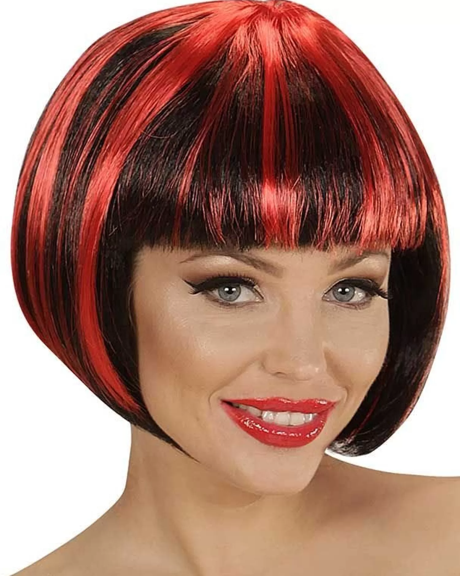 Black & Red Wig<Party Delights Best Sale