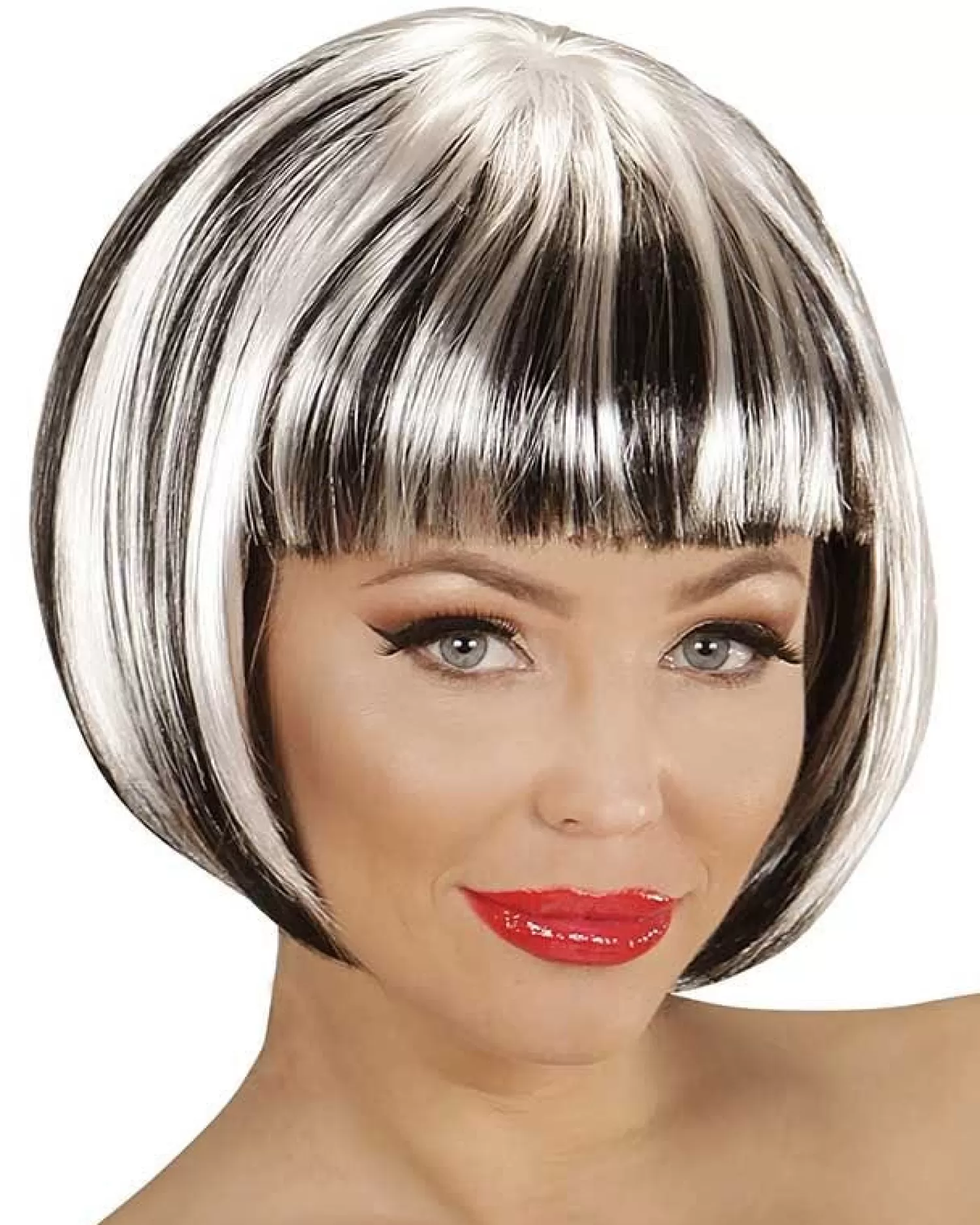 Black & White Wig<Party Delights Flash Sale