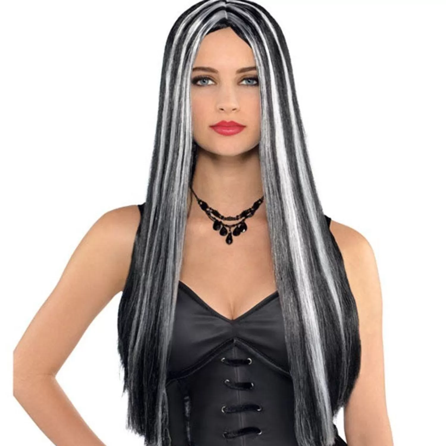 Black & White Witch Wig<Party Delights Best