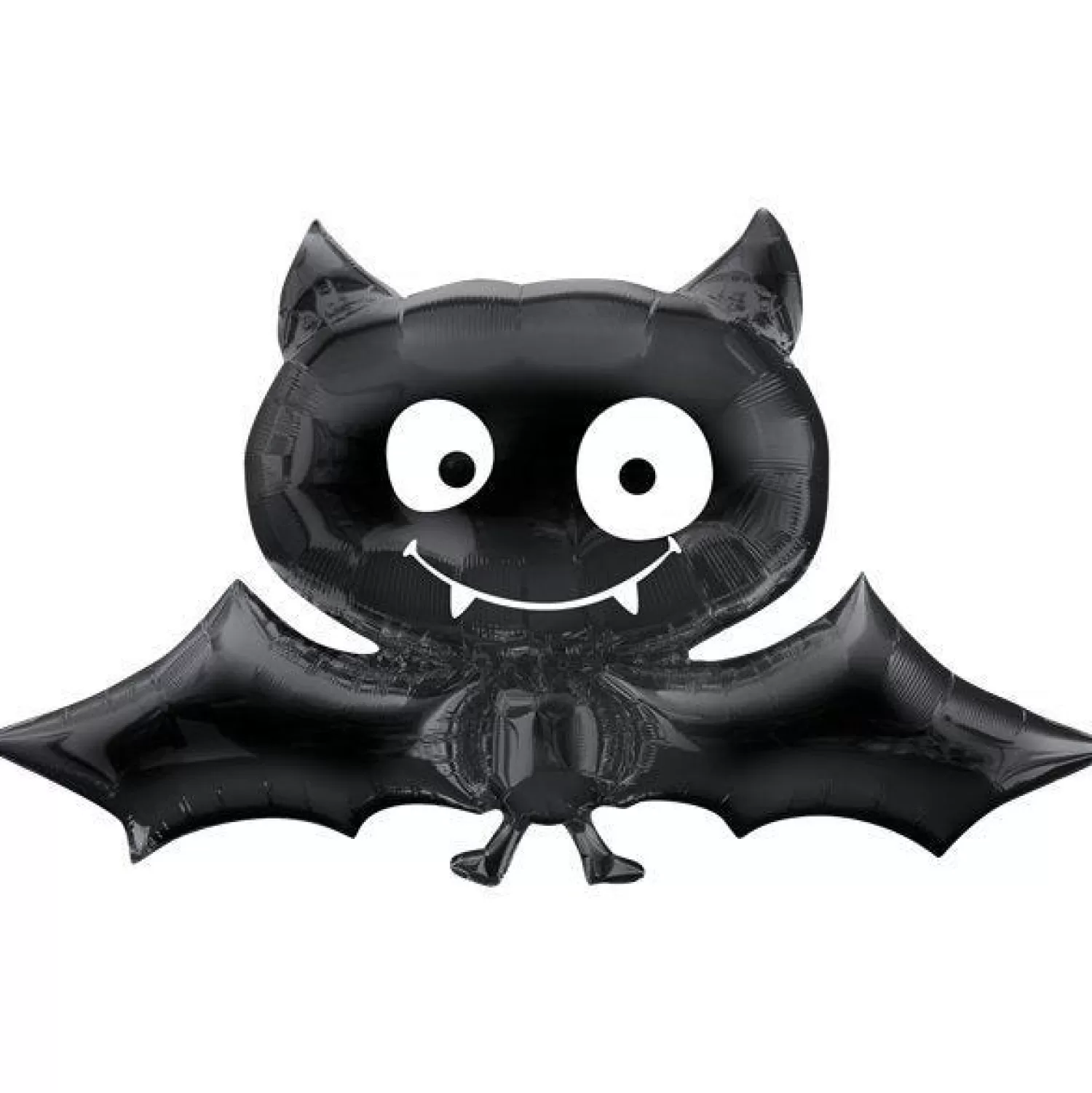 Black Bat Supershape Balloon - 24" X 41" Foil<Party Delights Online