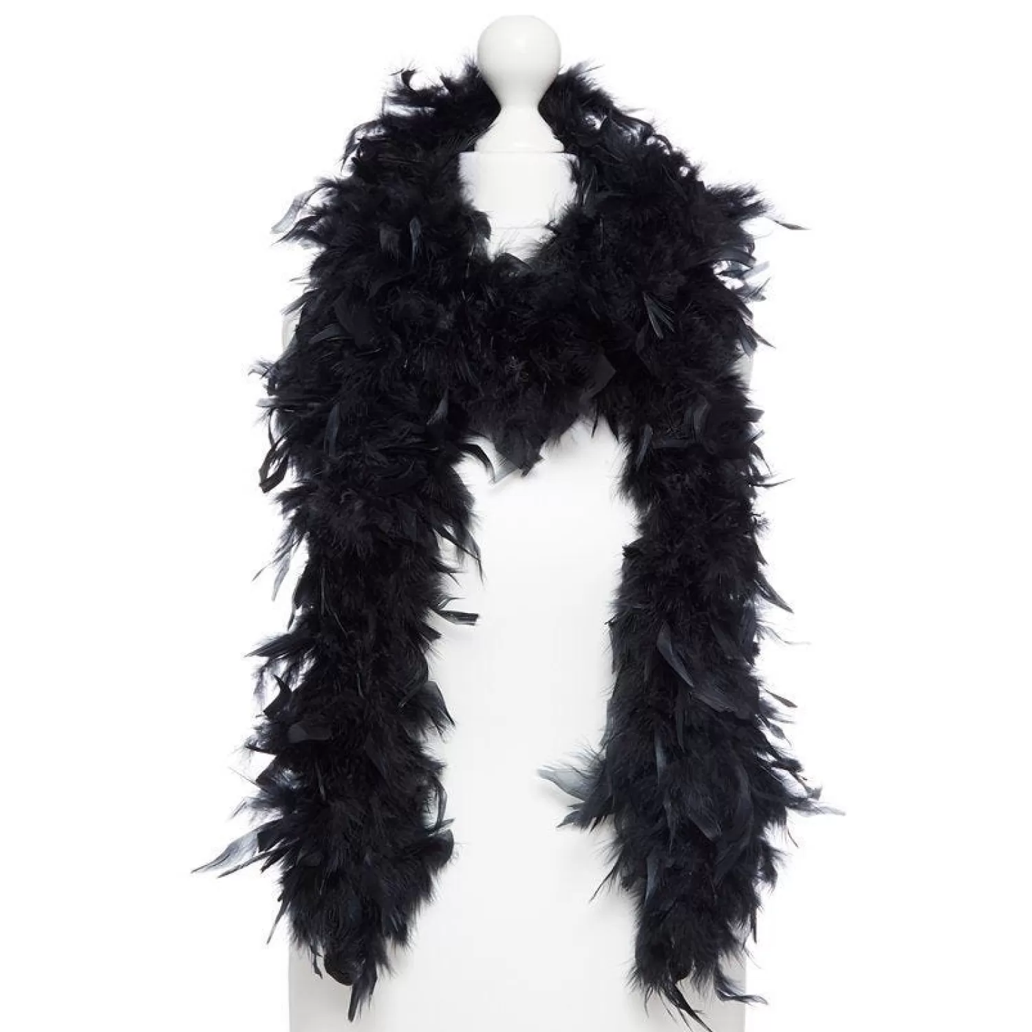 Cheap Party Delights Black Feather Boa -180Cm