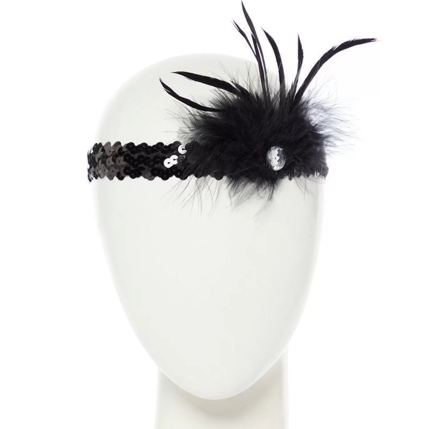 Sale Party Delights Black Flapper Headband