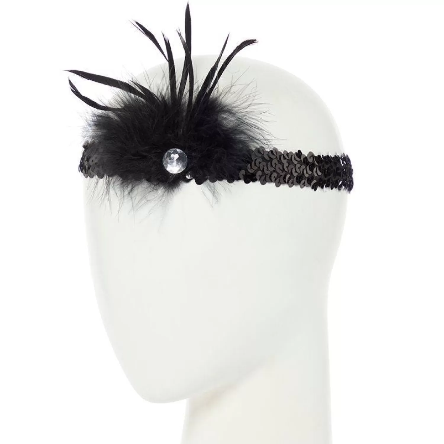 Sale Party Delights Black Flapper Headband