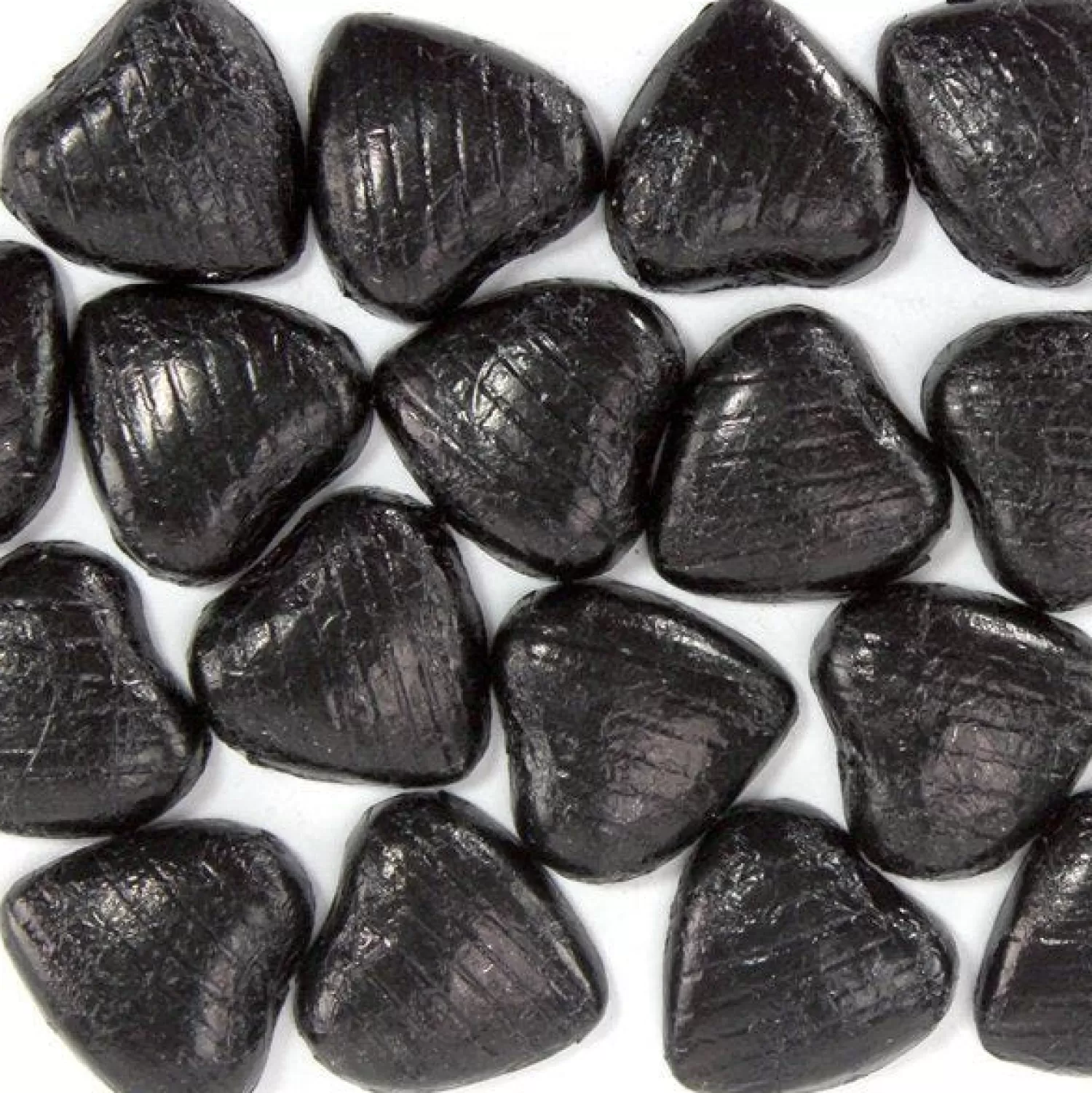 Sale Party Delights Black Foil Chocolate Hearts X20