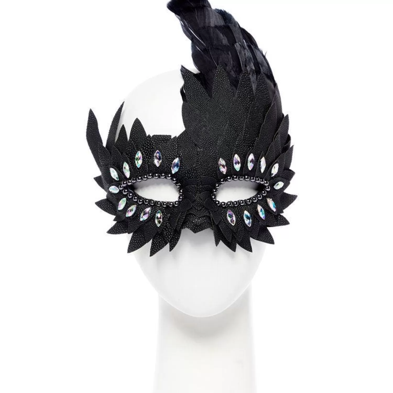 Online Party Delights Black Layered Masquerade Mask