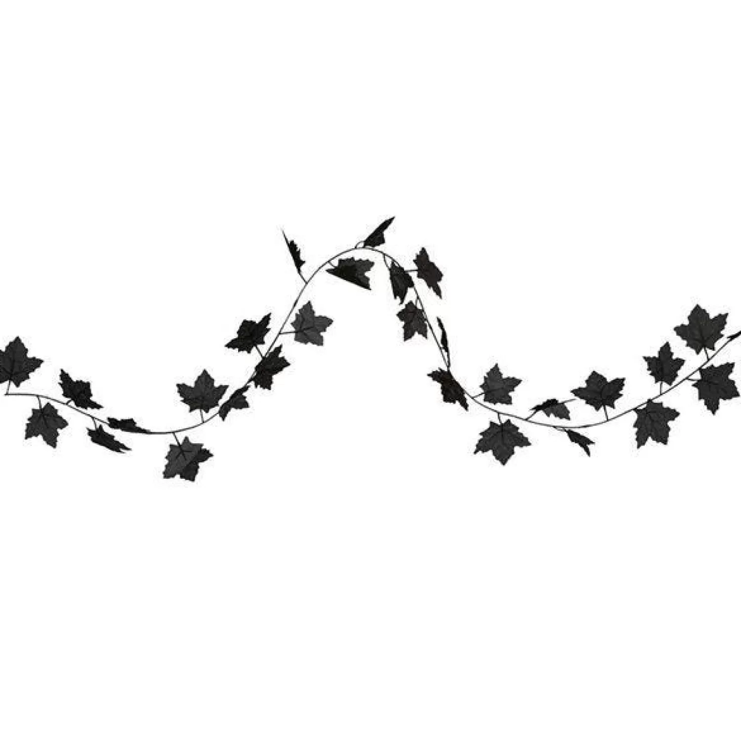 Black Leaf Garland - 1.5M<Party Delights Best