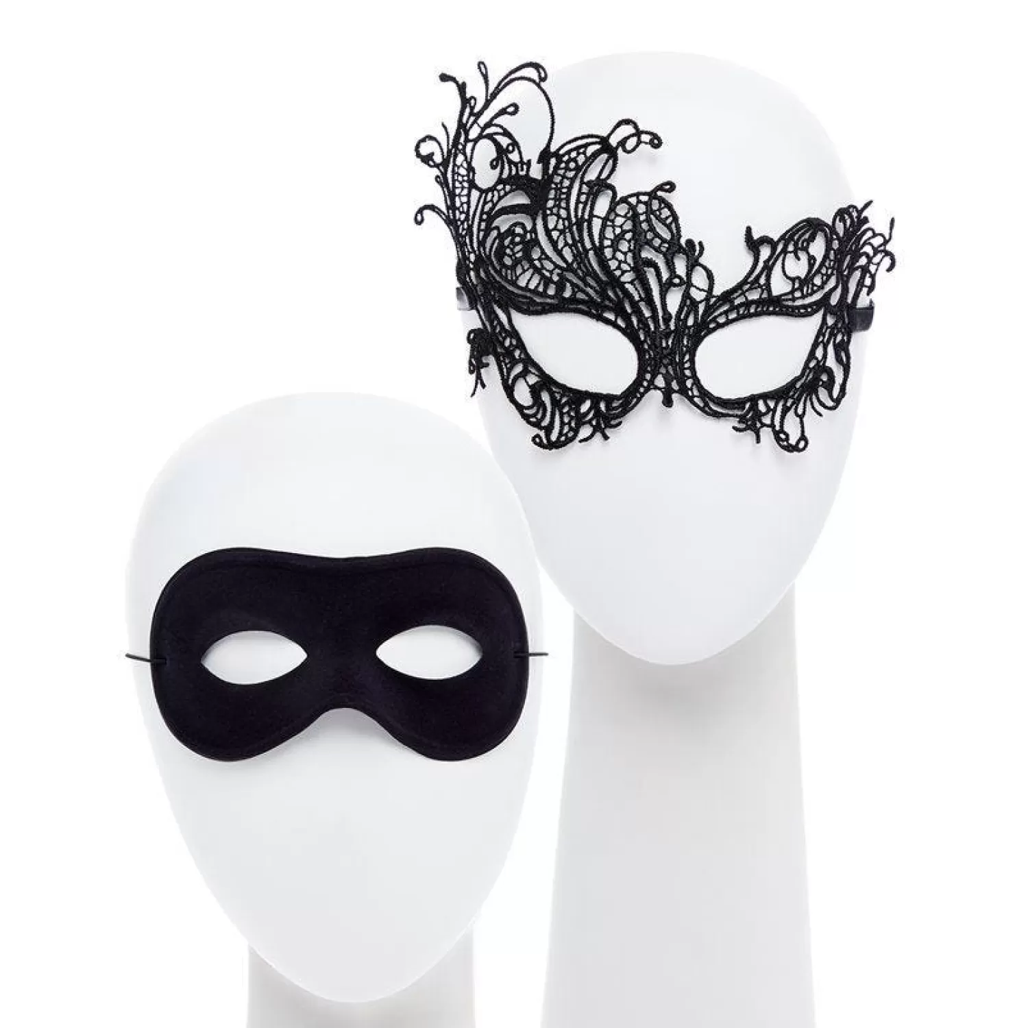 Shop Party Delights Black Masquerade Masks For Couples