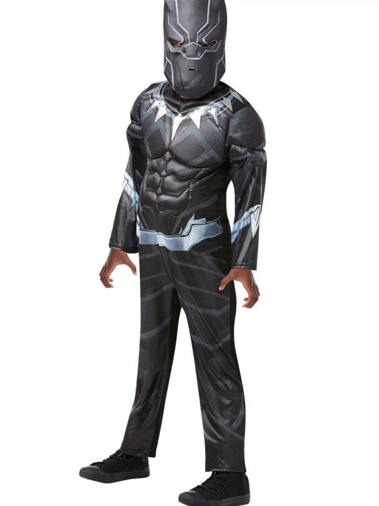 Black Panther Deluxe Muscle Chest - Child Costume<Party Delights New