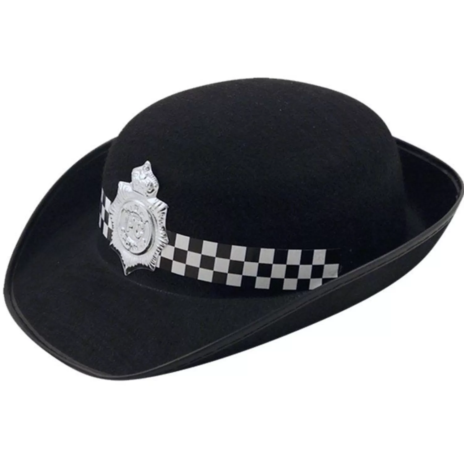 Clearance Party Delights Black Policewoman Hat