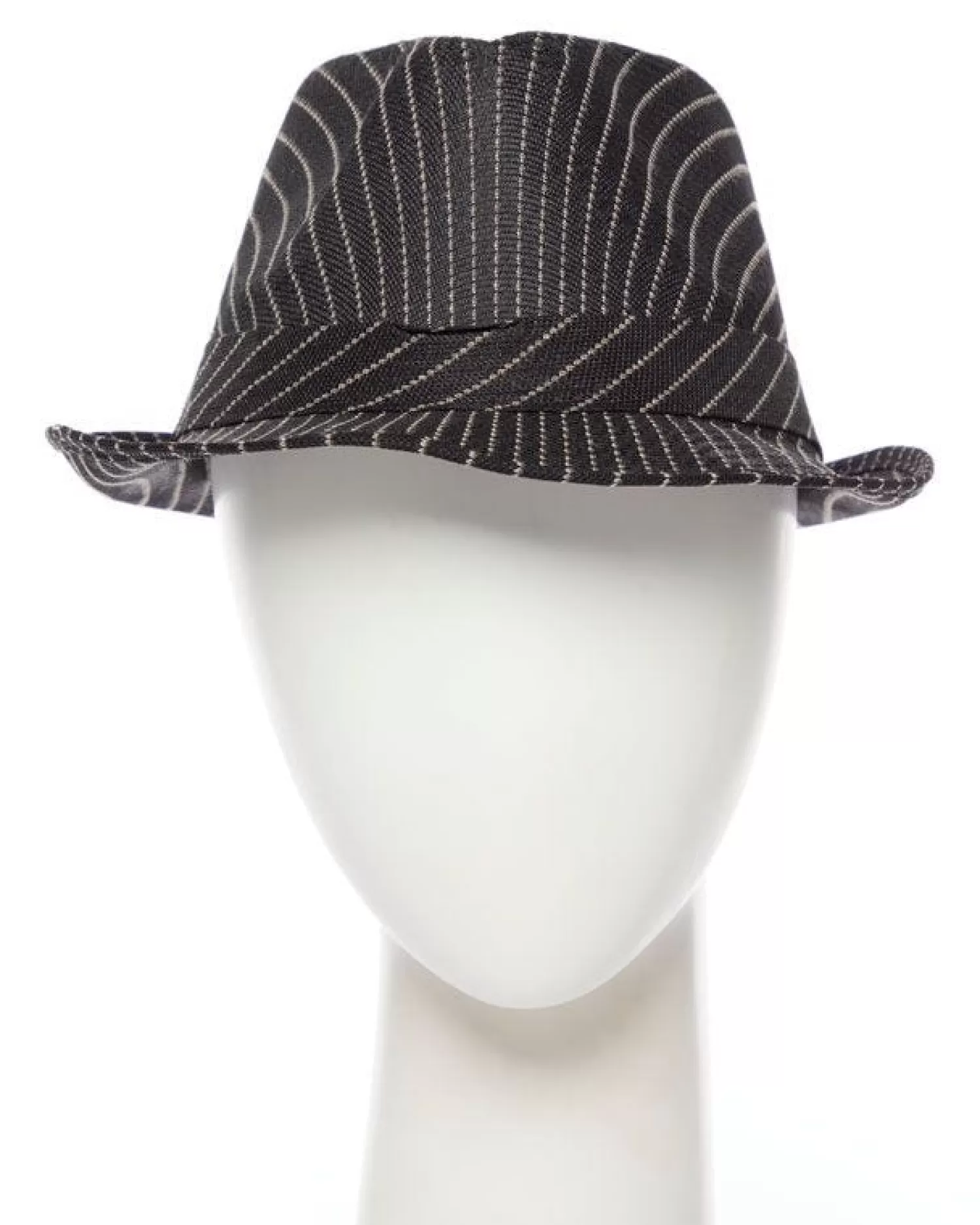 Discount Party Delights Black Striped Gangster Hat