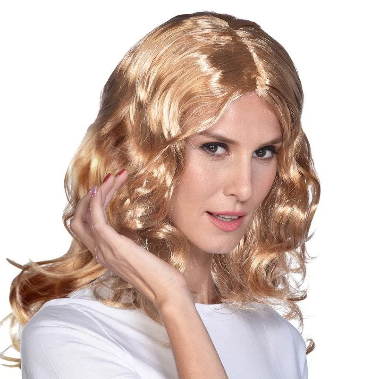 Hot Party Delights Blonde Wavy Wig