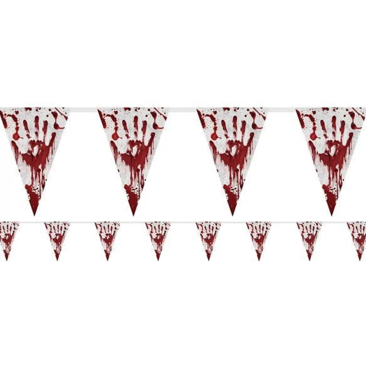 Bloody Paper Bunting - 3M<Party Delights Outlet