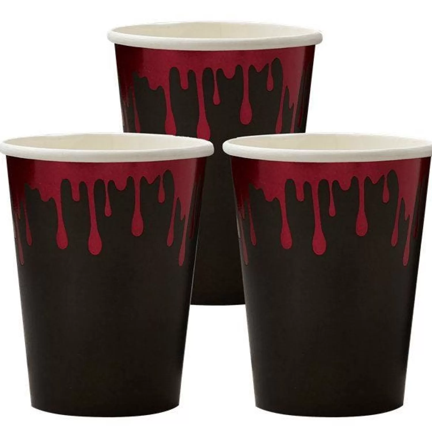 Bloody Paper Cups - 266Ml (8Pk)<Party Delights Best