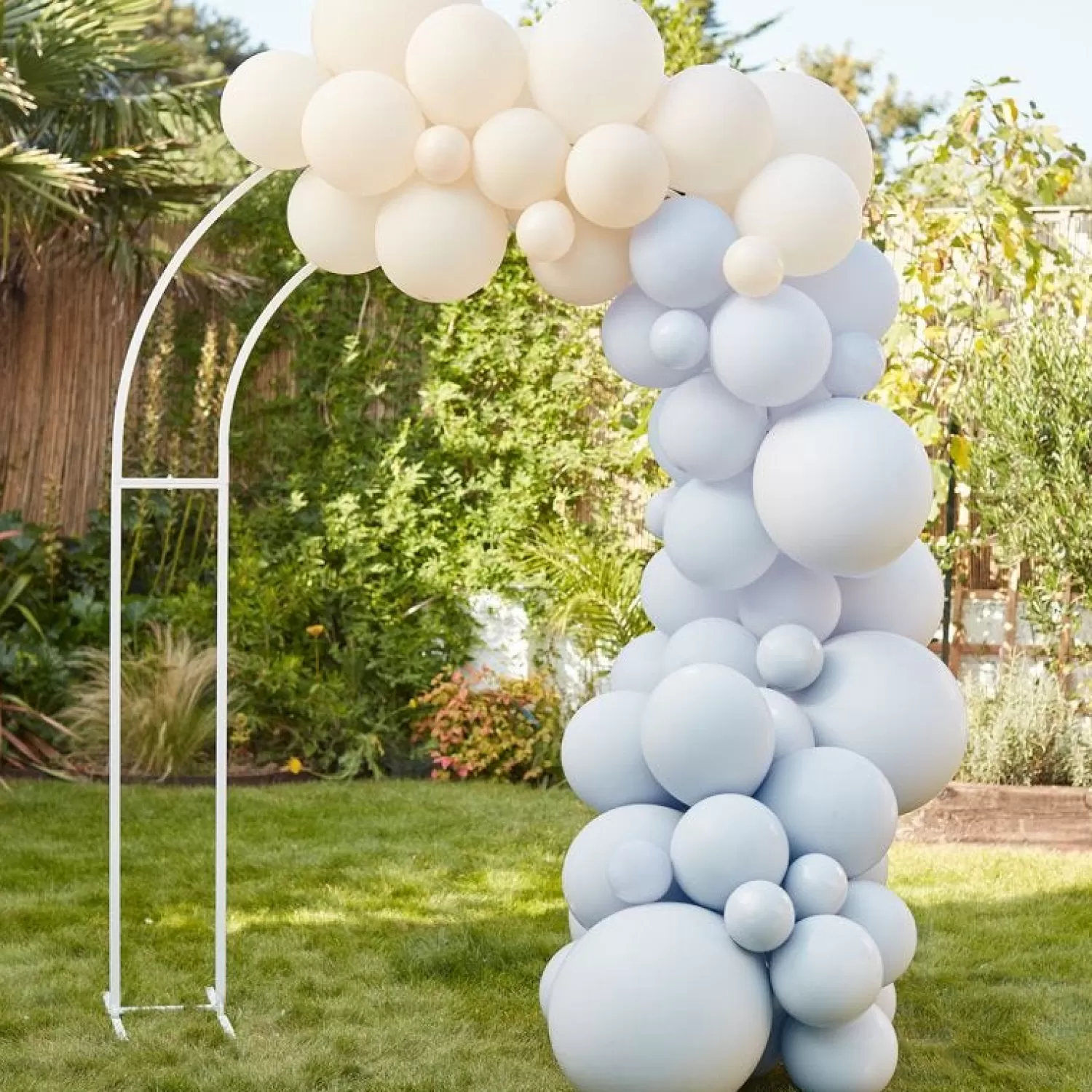 Best Party Delights Blue And Nude Balloon Arch Kit - 75 Balloons