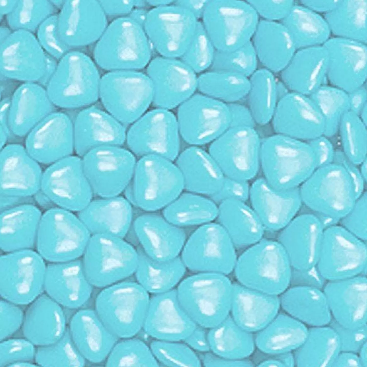 Cheap Party Delights Blue Chocolate Hearts - 1Kg