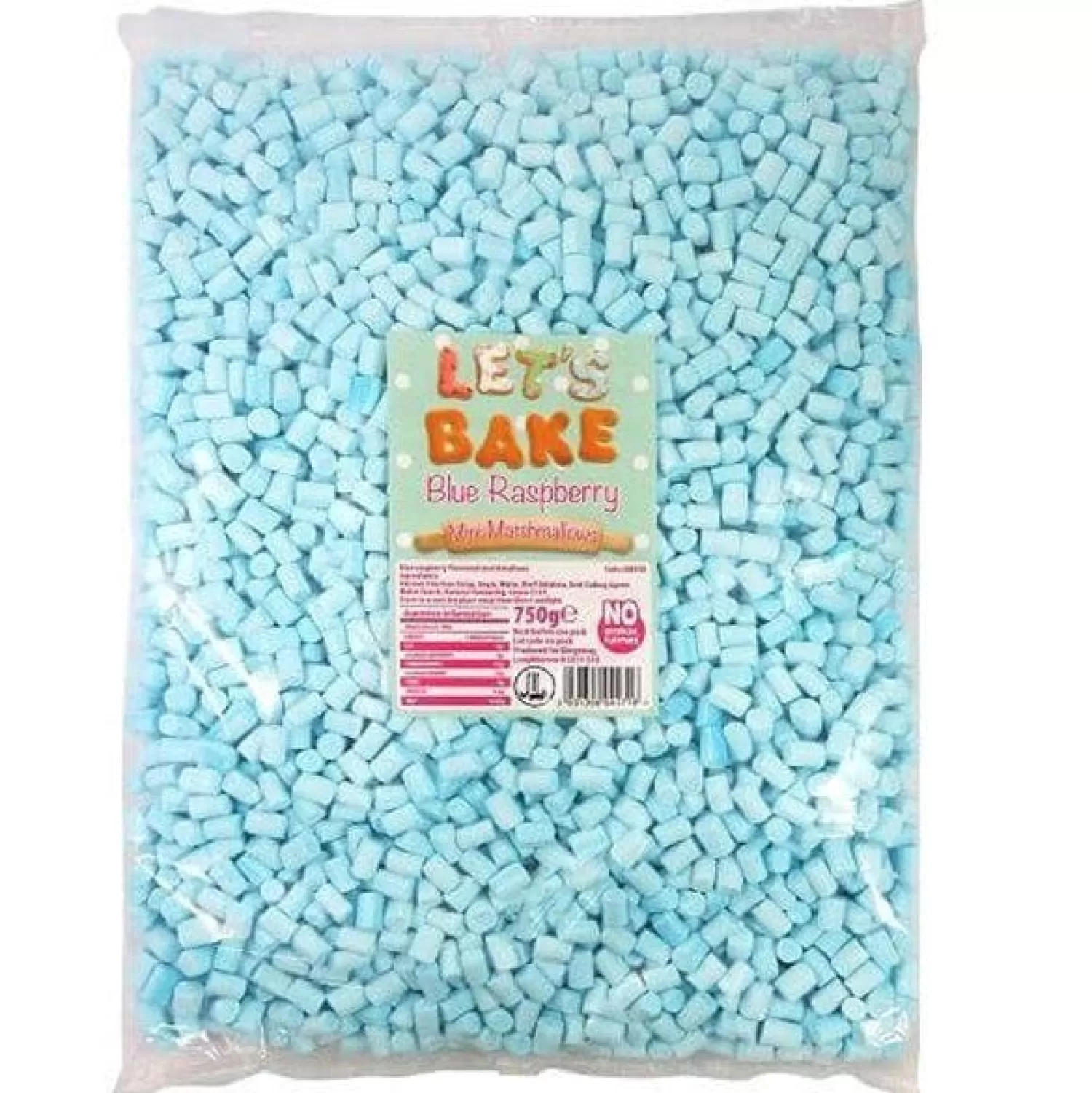 Shop Party Delights Blue Raspberry Mini Marshmallows - 750G