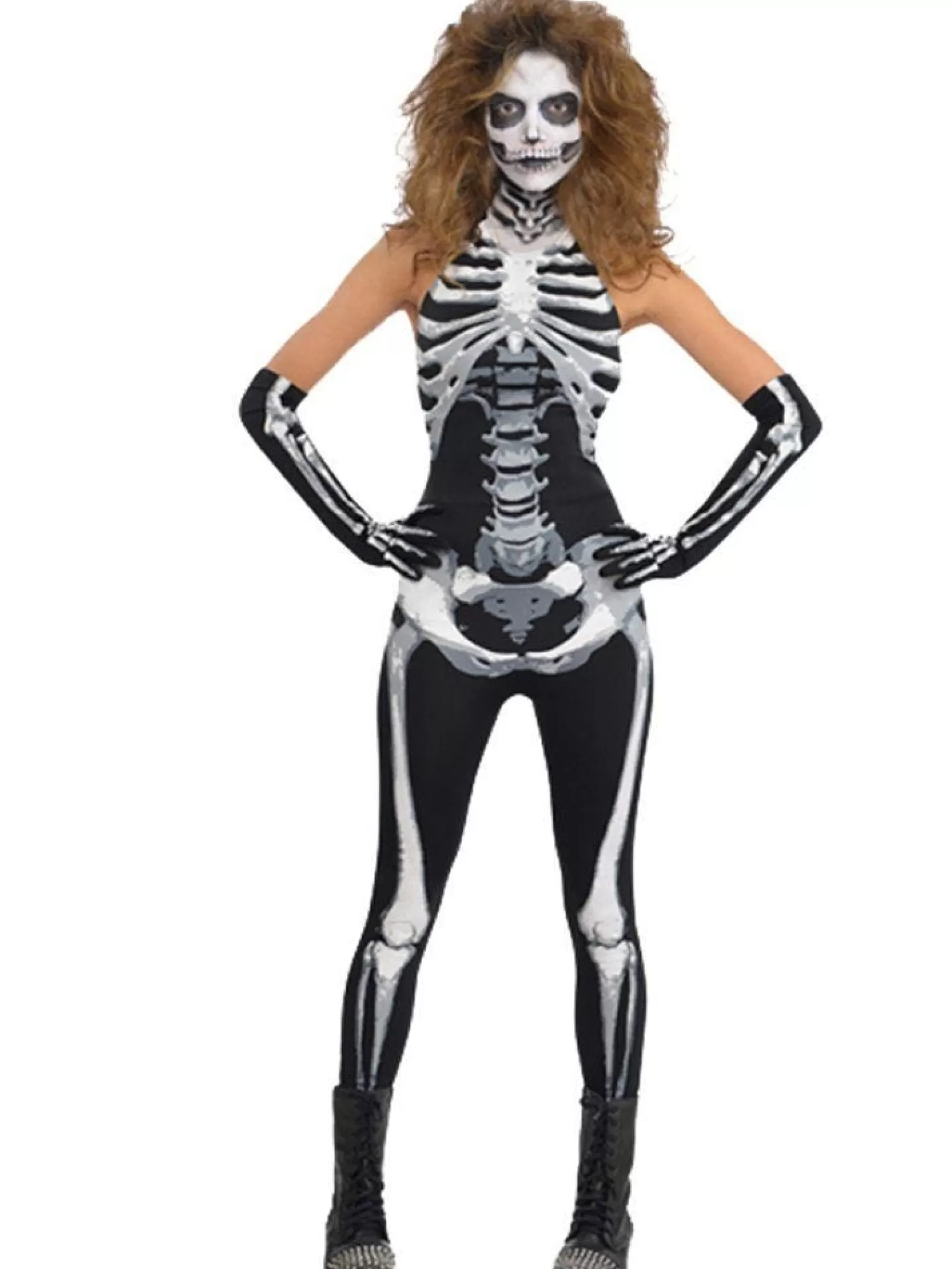 Bone A Fied Babe - Adult Costume<Party Delights Best