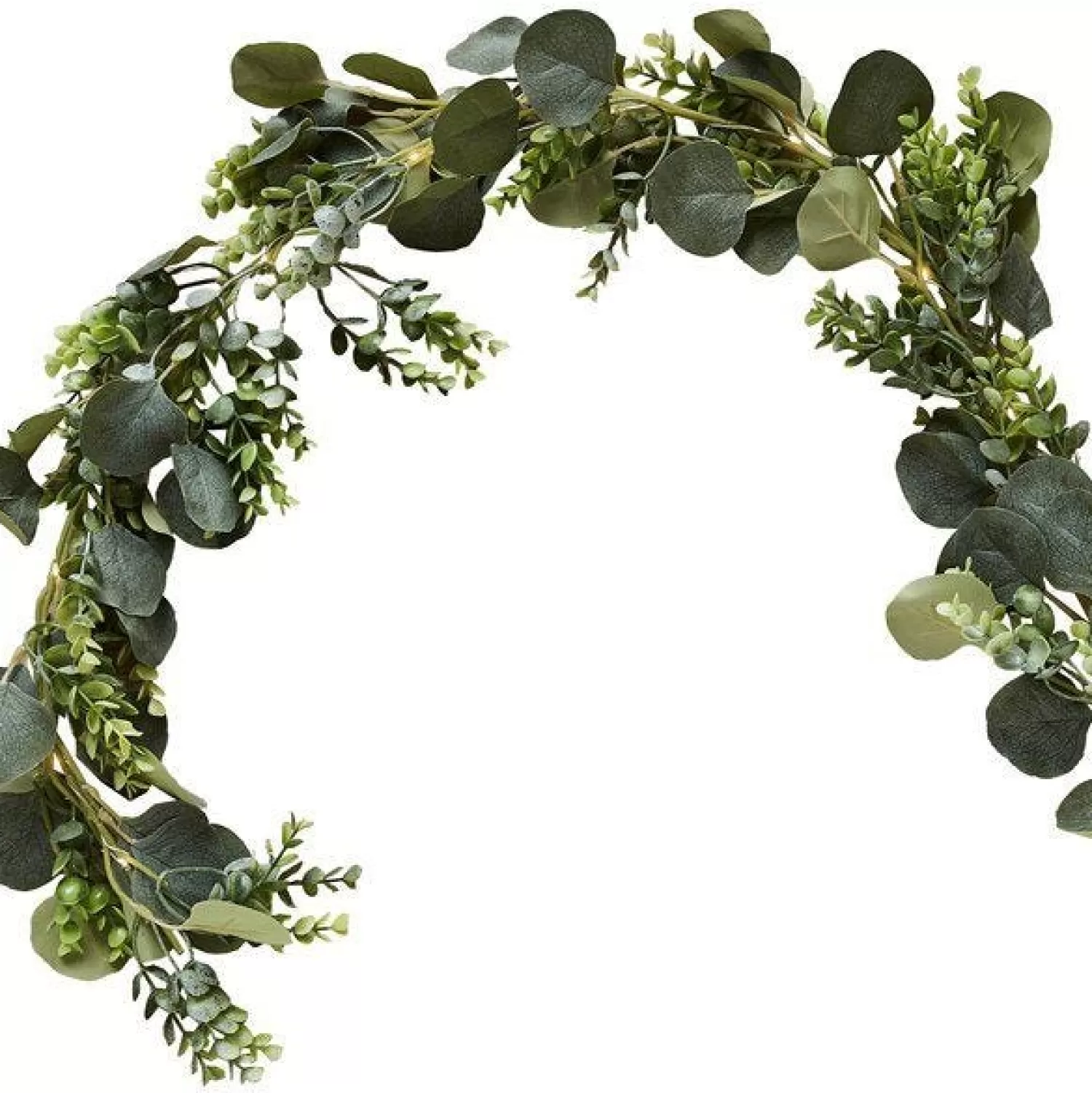 Cheap Party Delights Botanical Foliage Artificial Garland With Lights - 1.8M