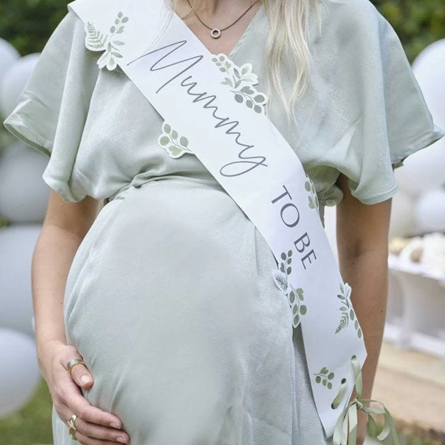 Outlet Party Delights Botanical 'Mummy To Be' Sash