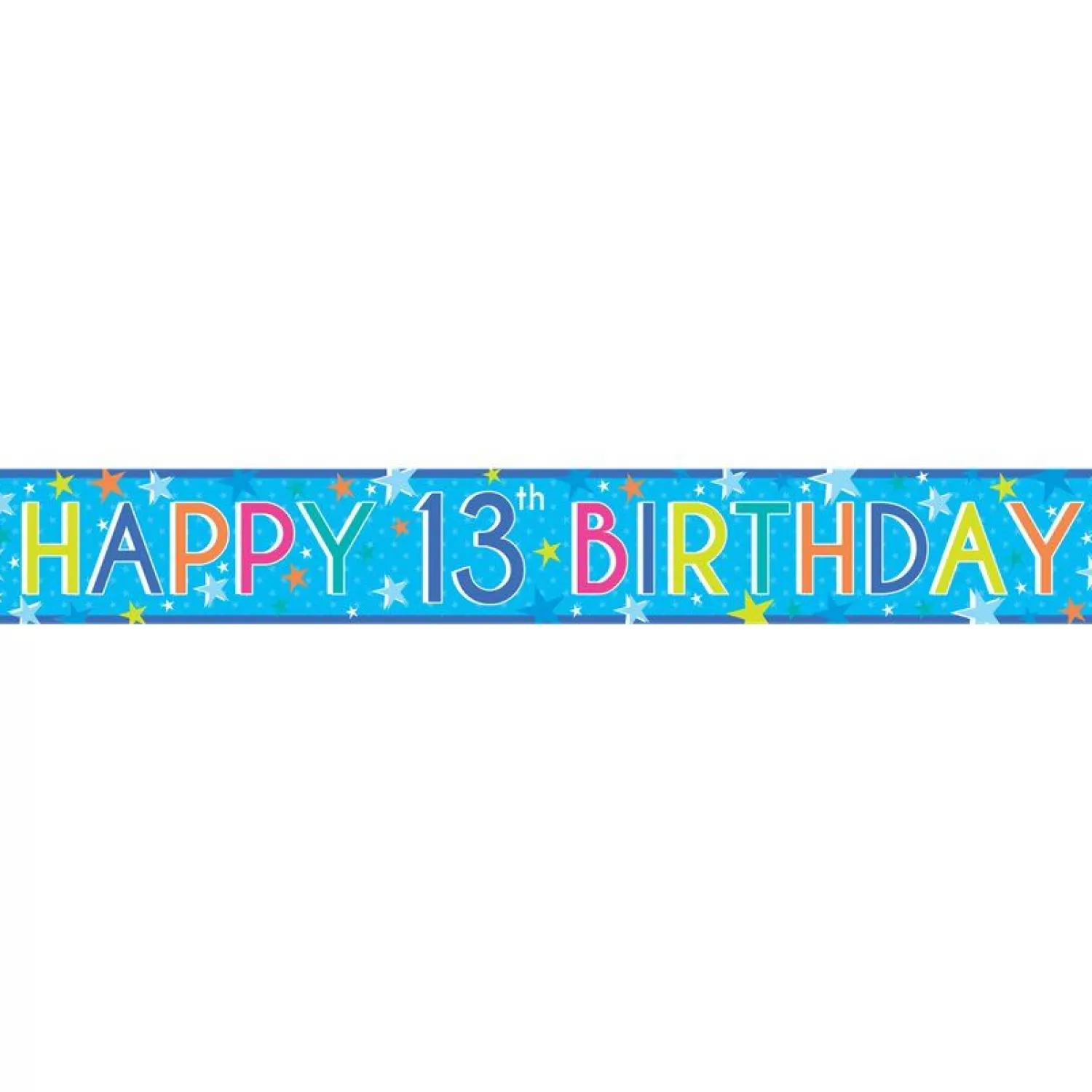 Flash Sale Party Delights Boys 13Th Birthday Paper Banners - 1M (3Pk)