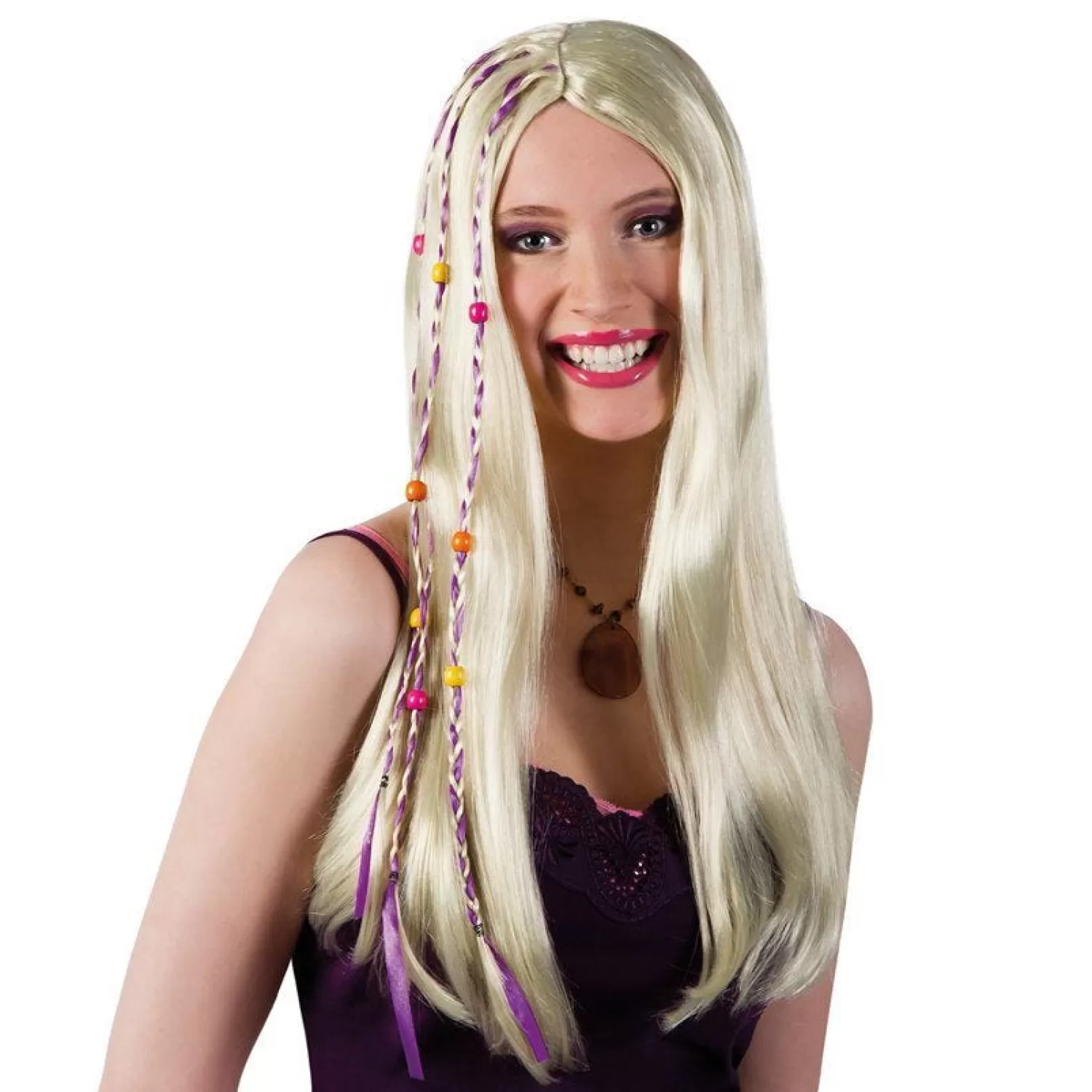 Online Party Delights Braided Blonde Hippie Wig