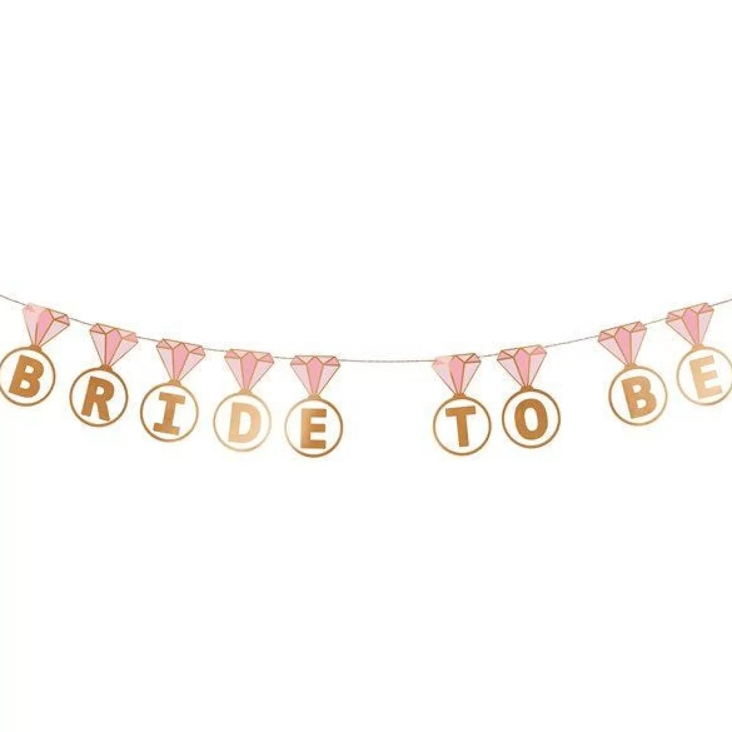 Sale Party Delights Bride To Be Letter Banner - 2.5M